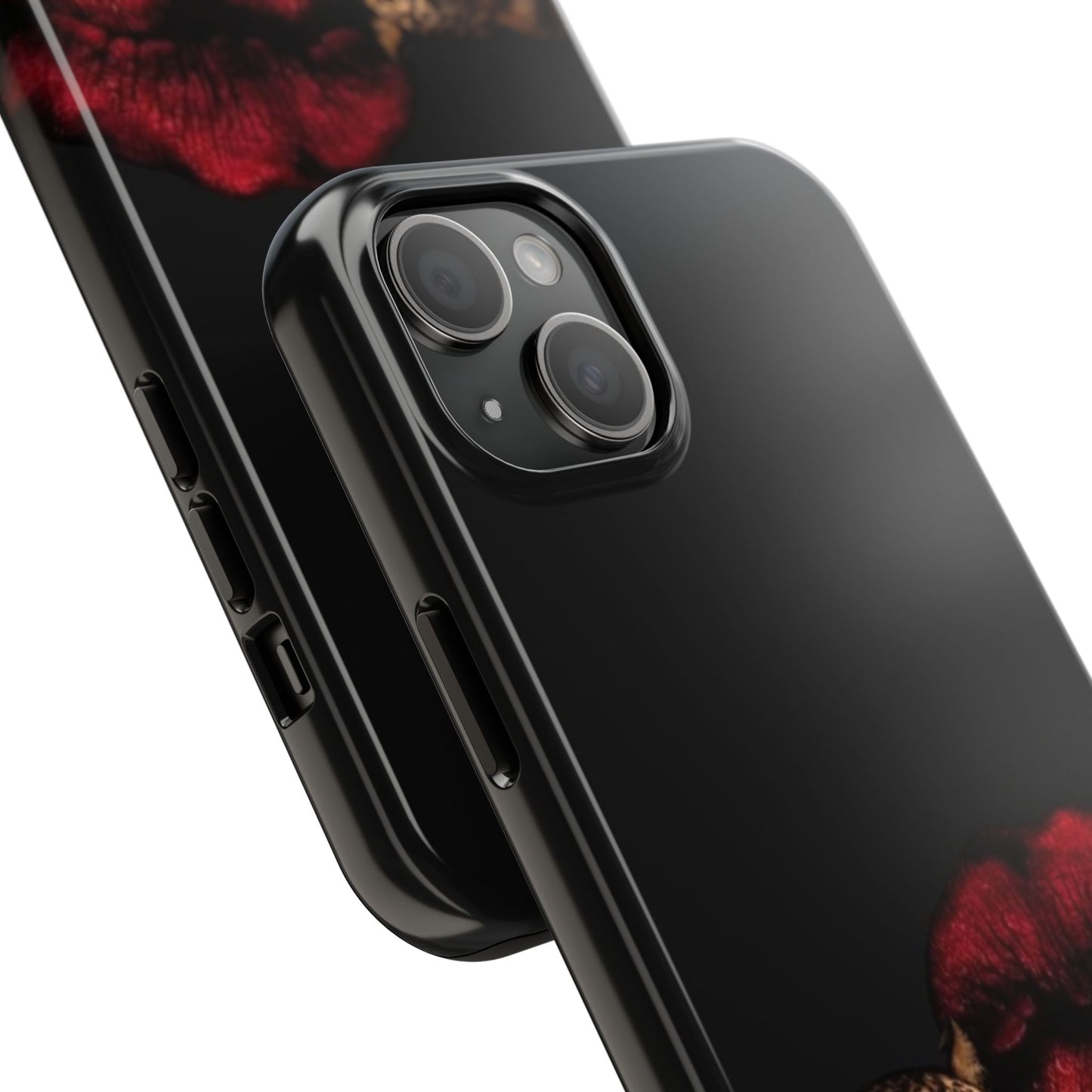 Wild Kiss Tough Phone Case - Stylish Leopard Design for Animal Lovers