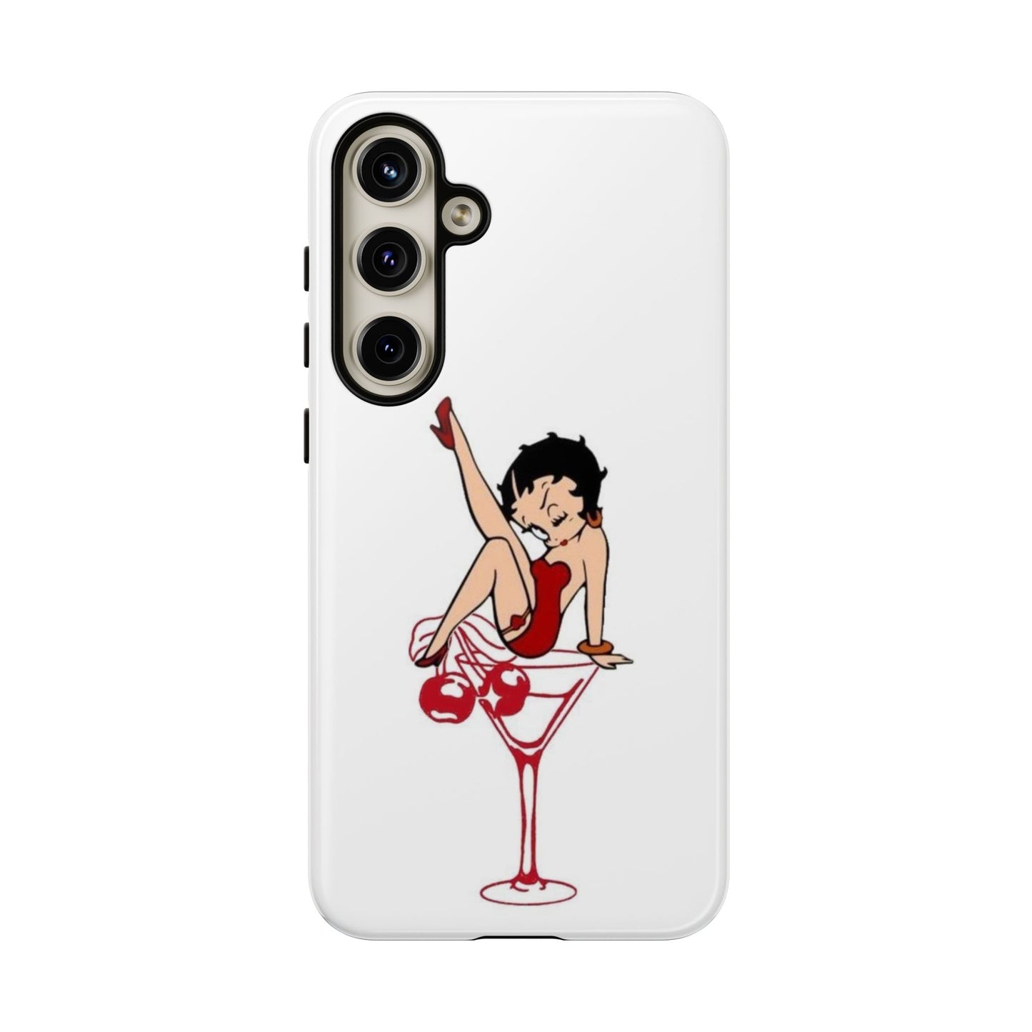 Betty Boop Martini Phone Case - Stylish Tough Cases for Fun Lovers