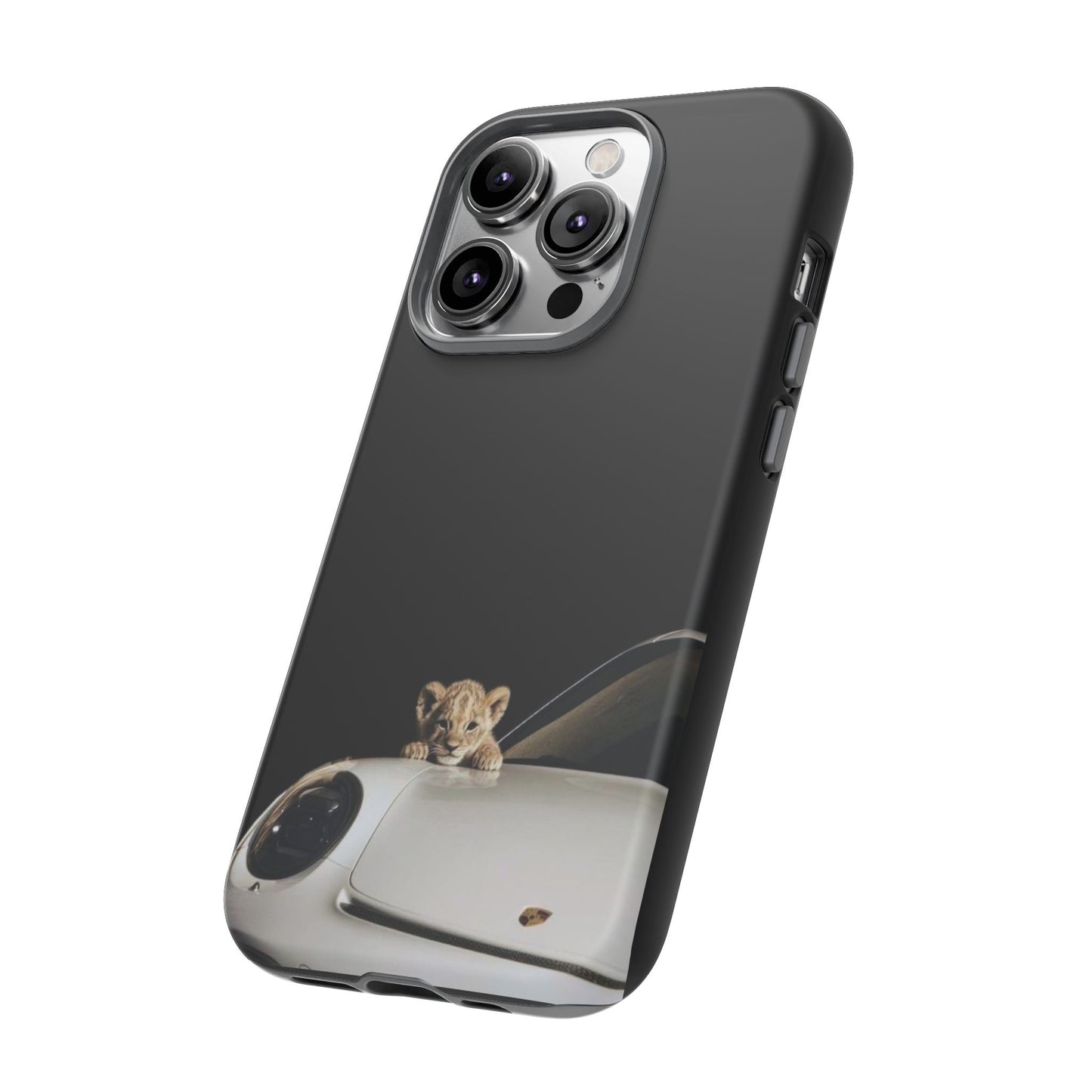 Wildlife-Inspired Phone Case with Lion Cub, Perfect Gift for Animal Lovers, Unique Phone Accessory for Car Enthusiasts, Stylish [...]