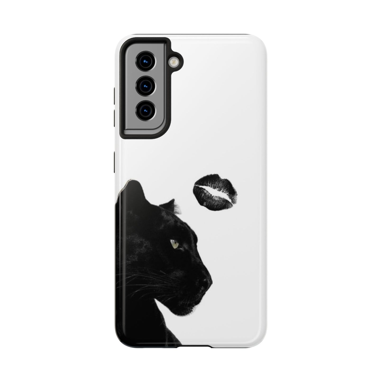 Elegant Panther Design Tough Phone Case - Stylish Protection for Animal Lovers