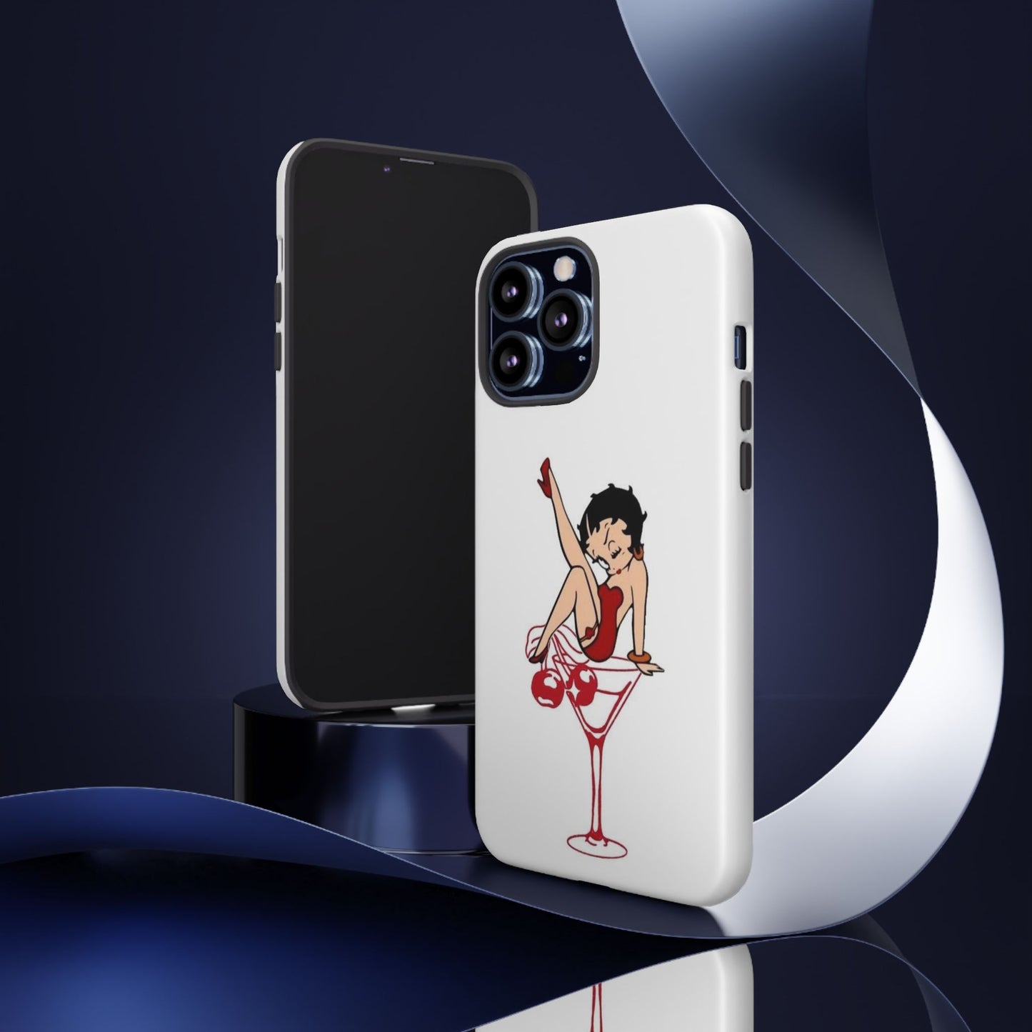 Betty Boop Martini Phone Case - Stylish Tough Cases for Fun Lovers
