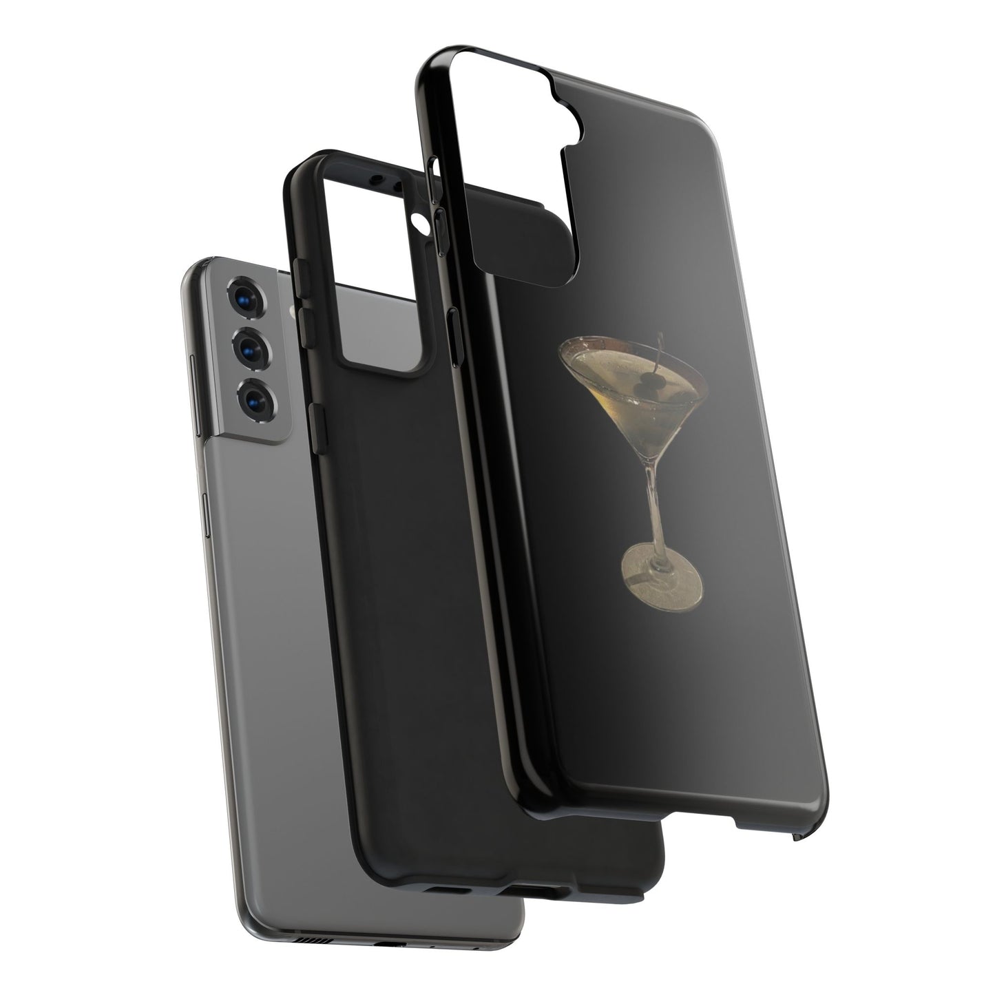 Stylish Martini Tough Phone Case - Perfect for Cocktail Lovers