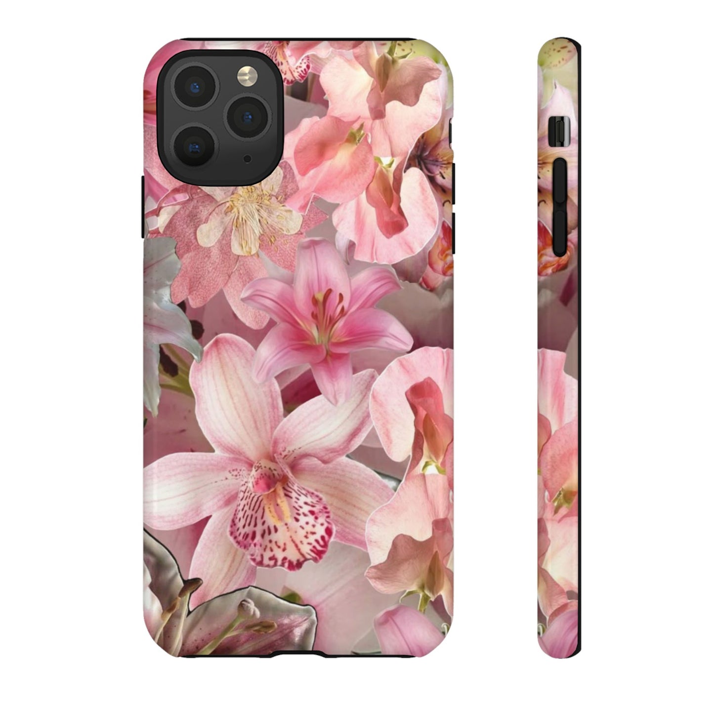 Phone Case - Matte & Glossy Tough Case Lily Flowers