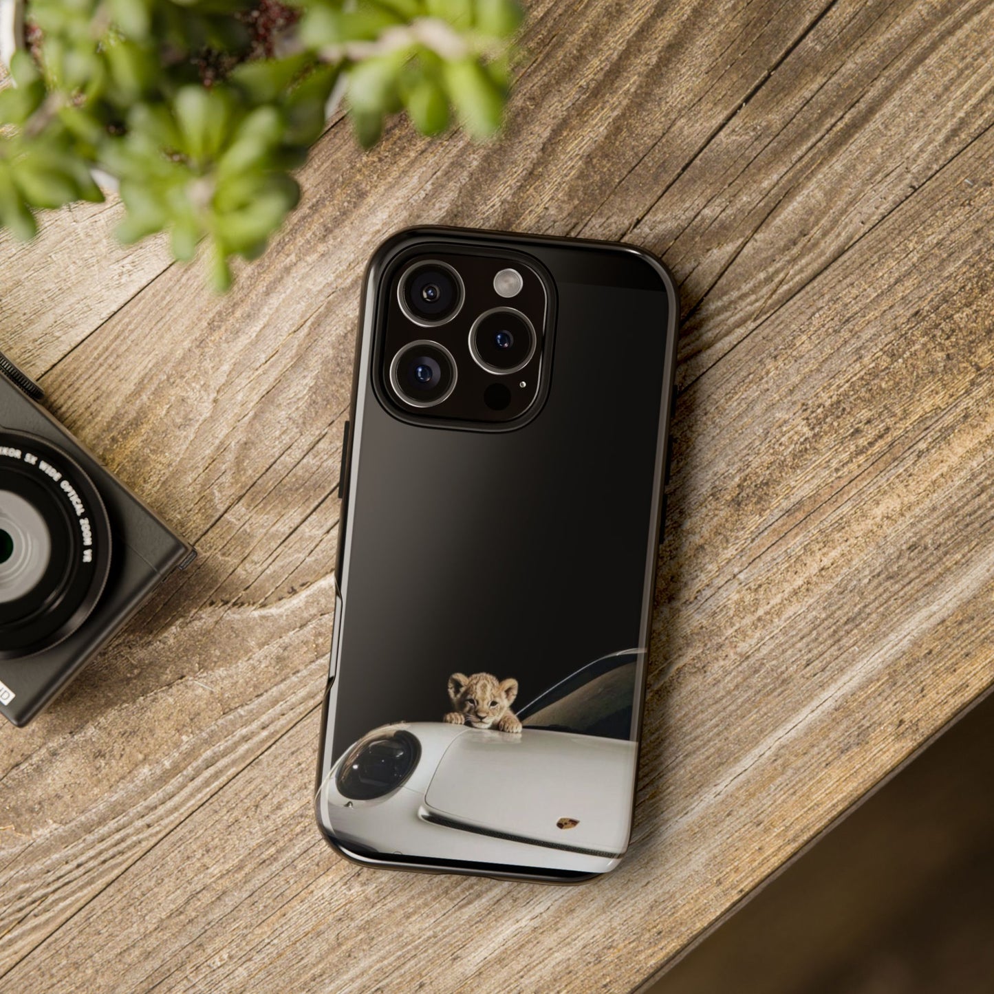 Wildlife-Inspired Phone Case with Lion Cub, Perfect Gift for Animal Lovers, Unique Phone Accessory for Car Enthusiasts, Stylish [...]