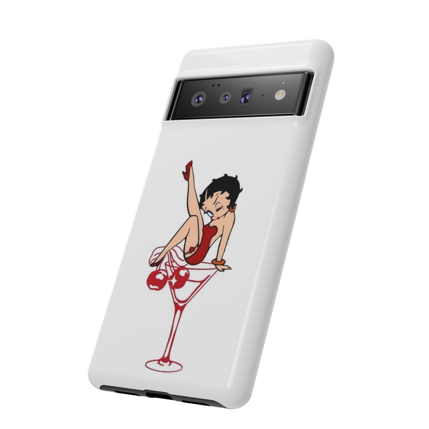 Betty Boop Martini Phone Case - Stylish Tough Cases for Fun Lovers