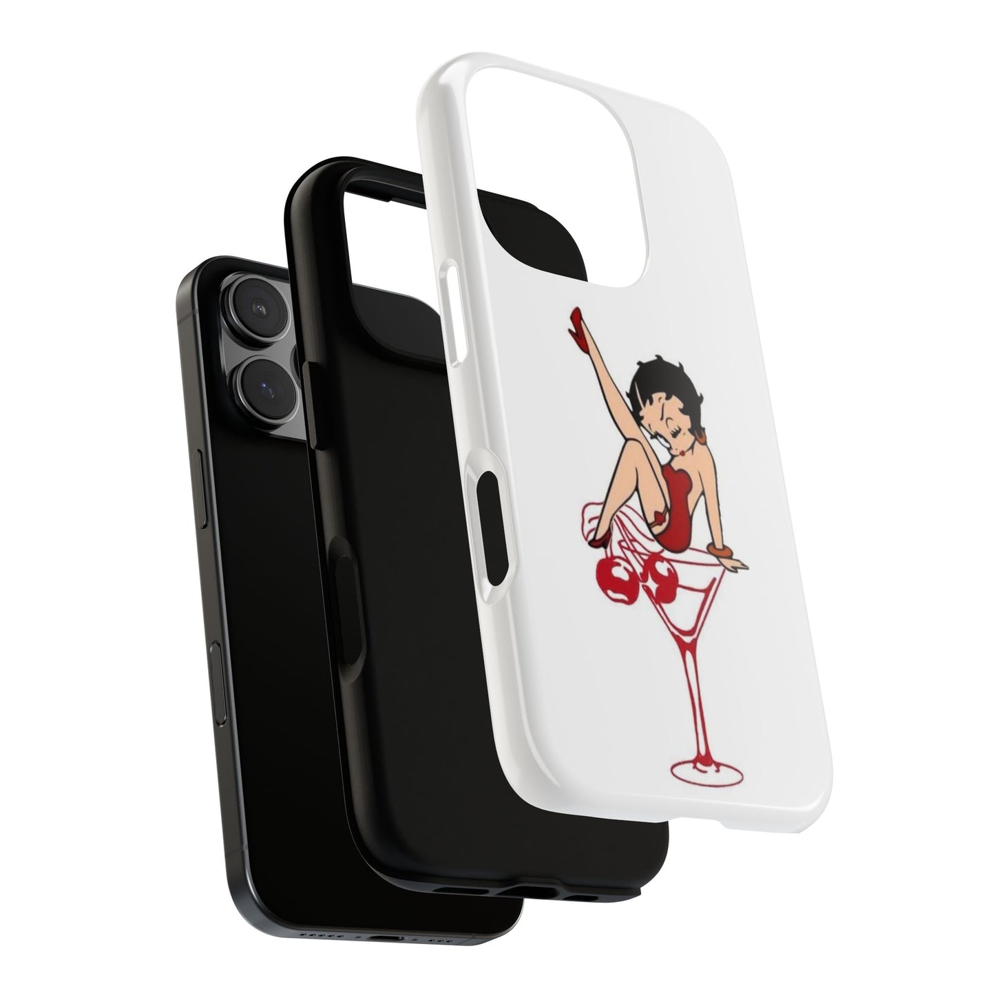 Betty Boop Martini Phone Case - Stylish Tough Cases for Fun Lovers