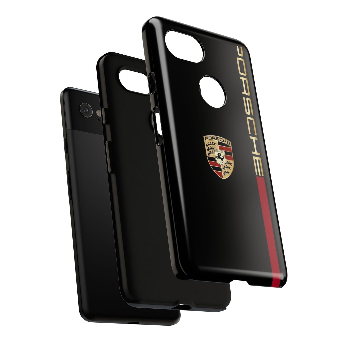 Porsche Tough Phone Case, Durable Car Lover Accessory, Protective Cover, Gift for Auto Enthusiasts, Racing Themed Phone Accessory
