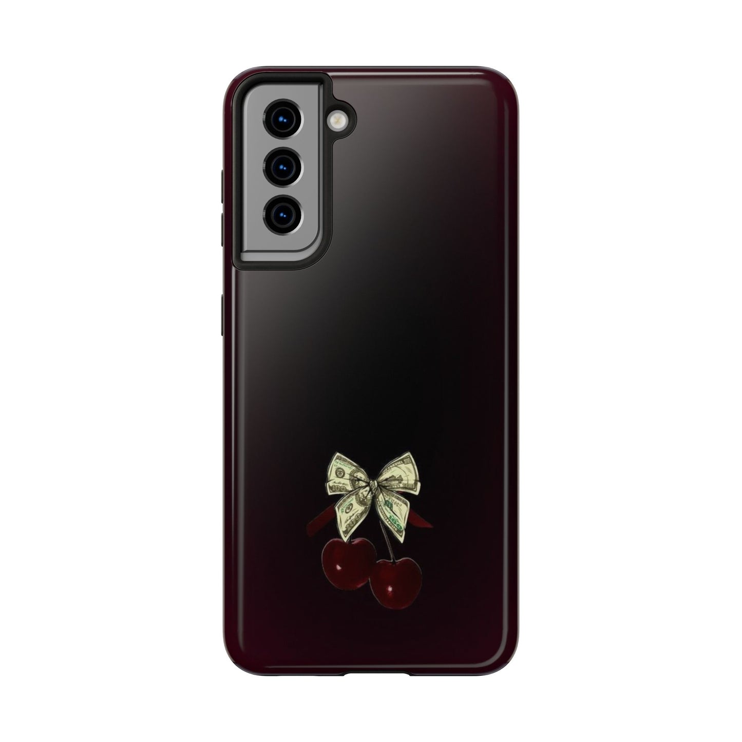 Cherry Bow Tough Phone Case - Stylish & Durable Protection