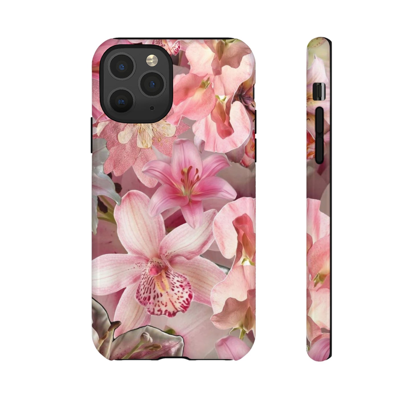Phone Case - Matte & Glossy Tough Case Lily Flowers
