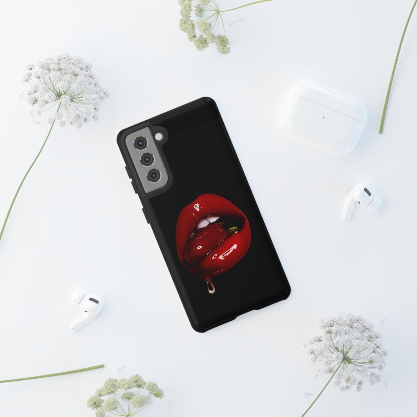 Sleek Phone Case featuring Bold Lip Design, Tough Cases, Stylish Tech Accessories, Unique Gift for Her, Modern Phone Covers, Artful [...]