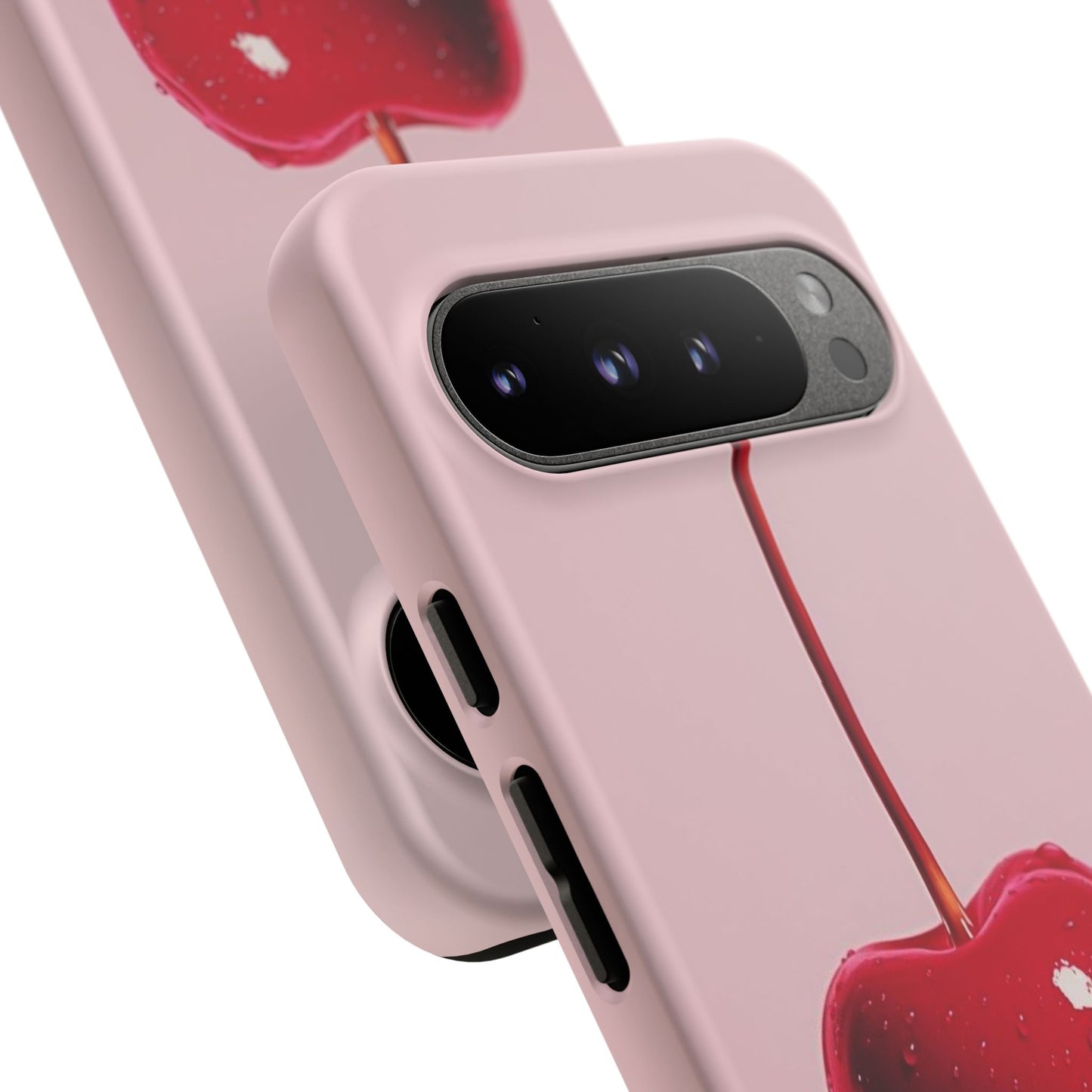 Cherry Drip Phone Case, Tough Phone Cover, Cute Cherry Accessory, Trendy Mobile Case, Kawaii Phone Case, Gift for Her