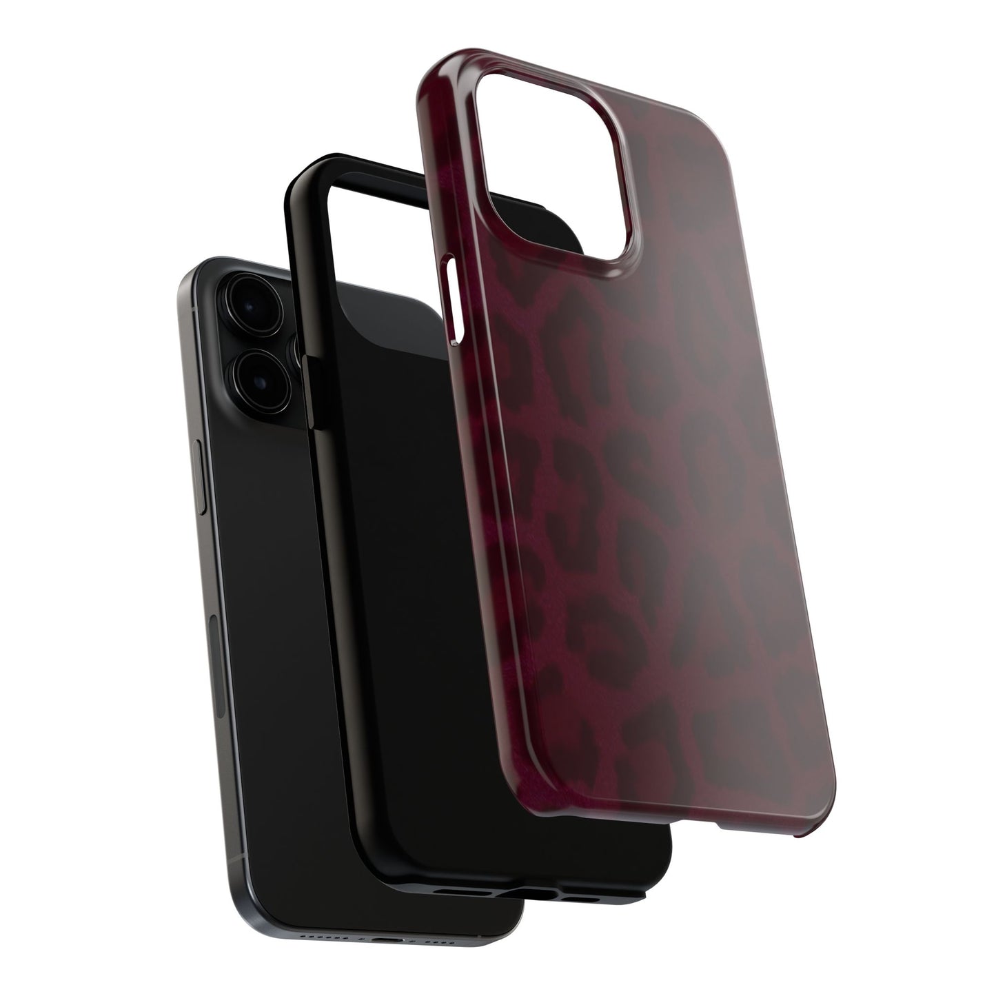 Chic Leopard Print Tough Phone Cases - Stylish Protection for Your Device