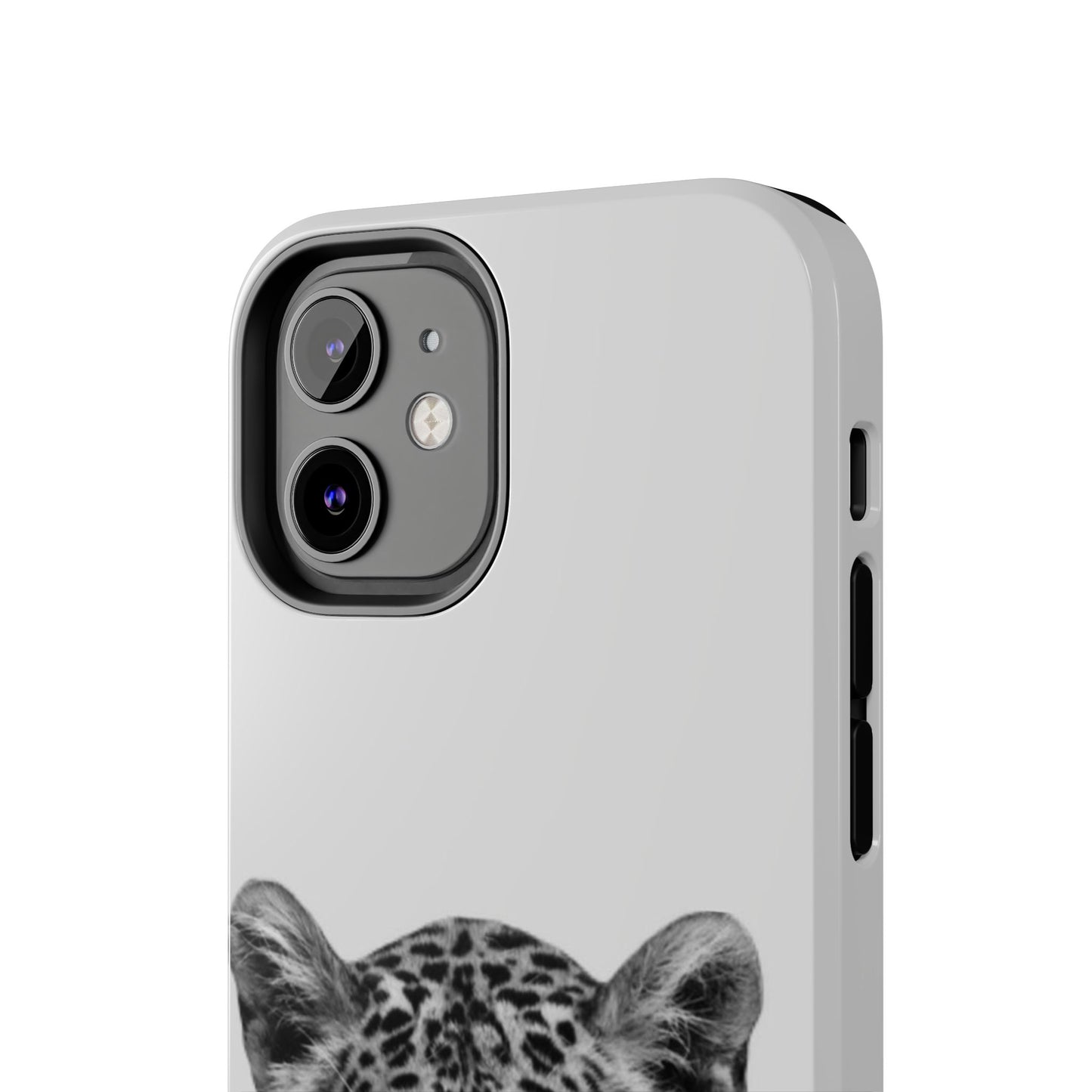 Stylish Tough Phone Case with Majestic Leopard Design