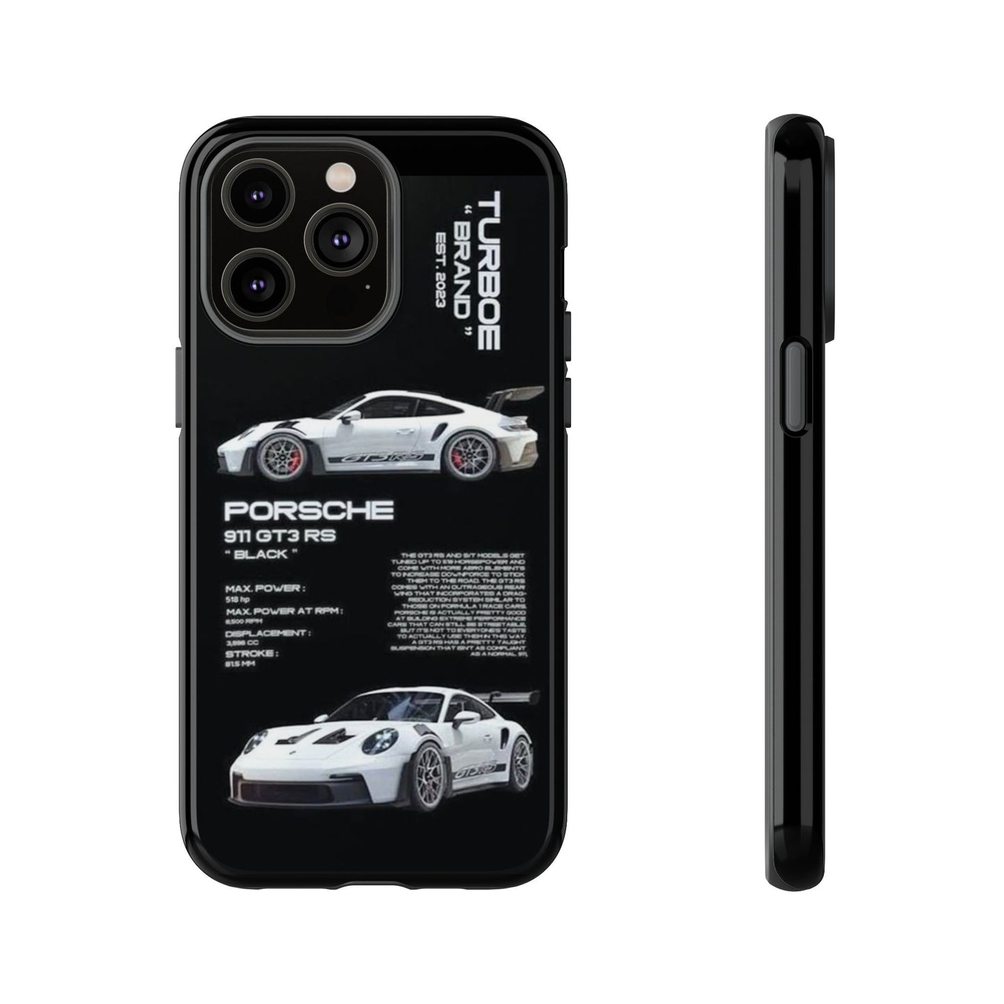 Porsche Phone Case, Tough Car Case, Automotive Gift, Racing Enthusiast Accessory, Stylish Smartphone Protection
