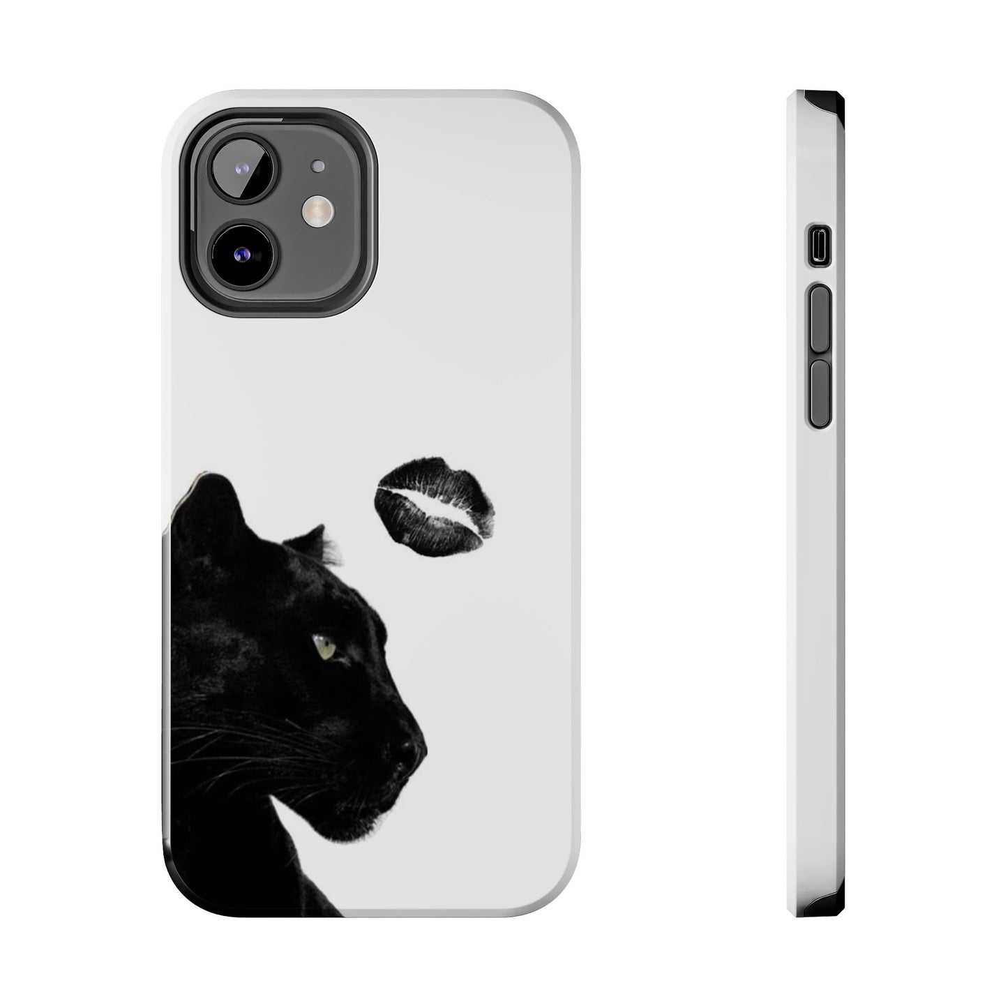Elegant Panther Design Tough Phone Case - Stylish Protection for Animal Lovers