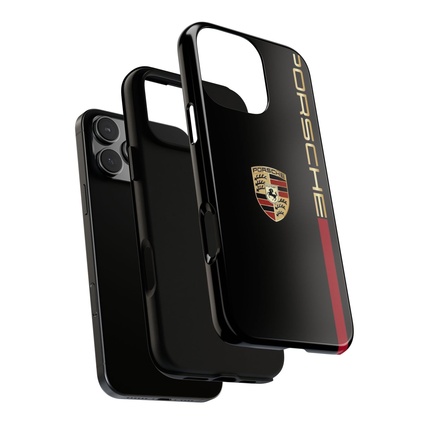 Porsche Tough Phone Case, Durable Car Lover Accessory, Protective Cover, Gift for Auto Enthusiasts, Racing Themed Phone Accessory