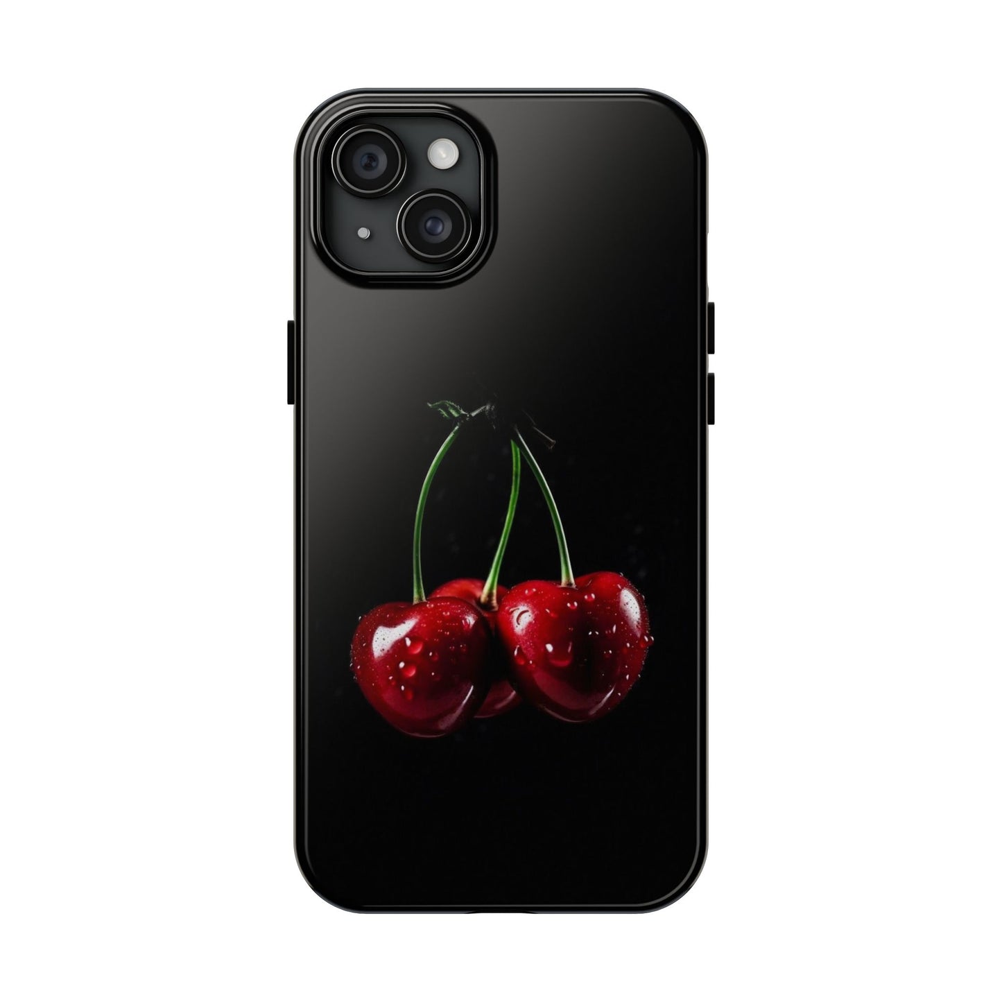 Cherry Splash Tough Phone Case - Durable, Stylish Protection