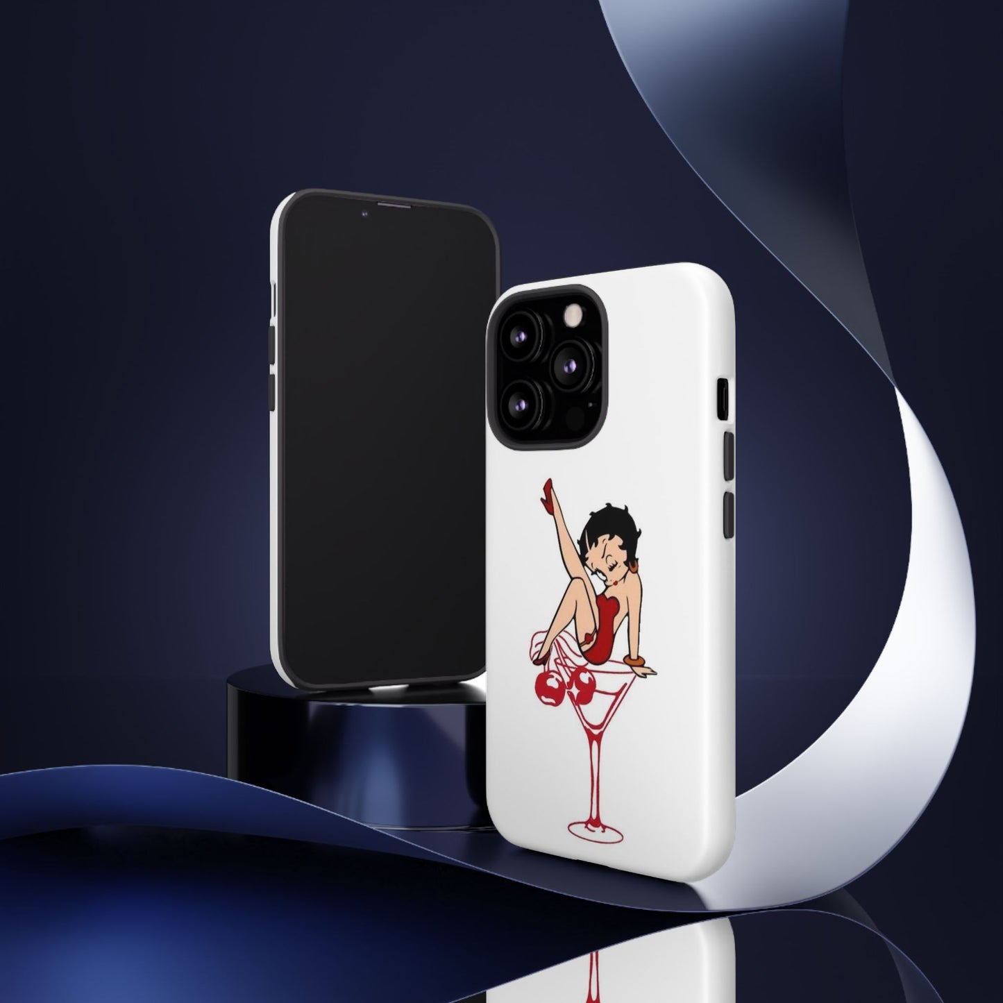 Betty Boop Martini Phone Case - Stylish Tough Cases for Fun Lovers