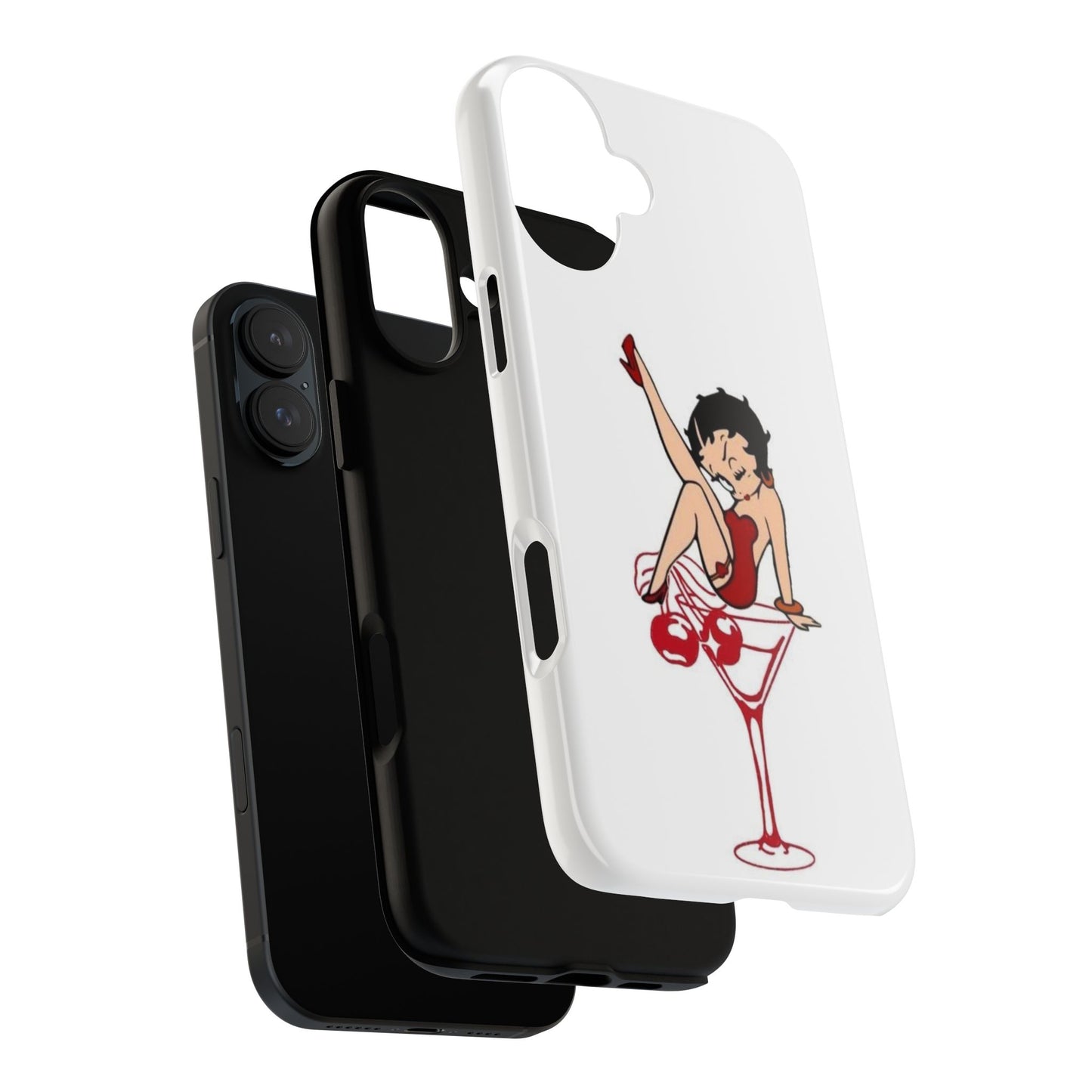 Betty Boop Martini Phone Case - Stylish Tough Cases for Fun Lovers