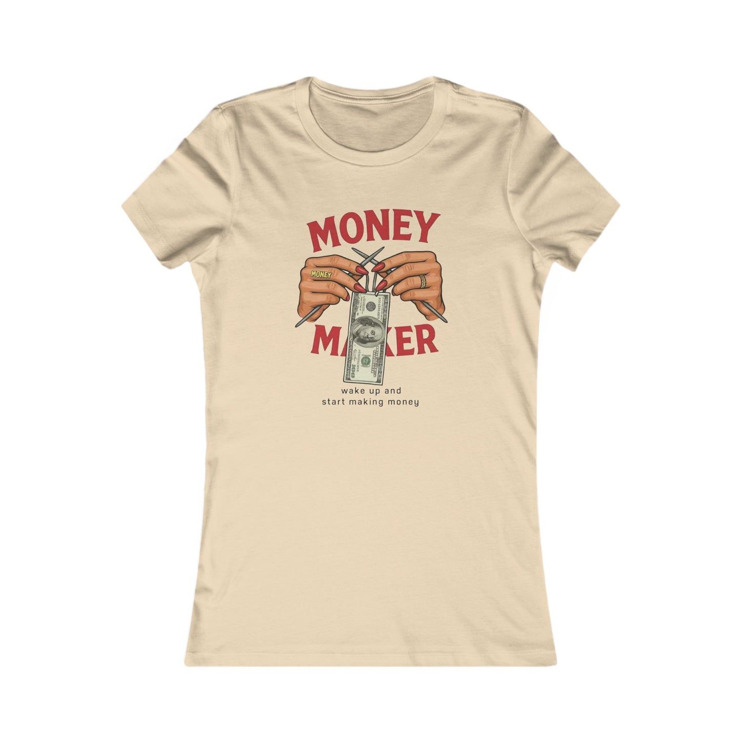 Money Maker Women's Tee - Empowering Graphic Tee, Perfect for Motivational Gifts, Casual Wear, Fun Fashion Statement, Birthday Gift