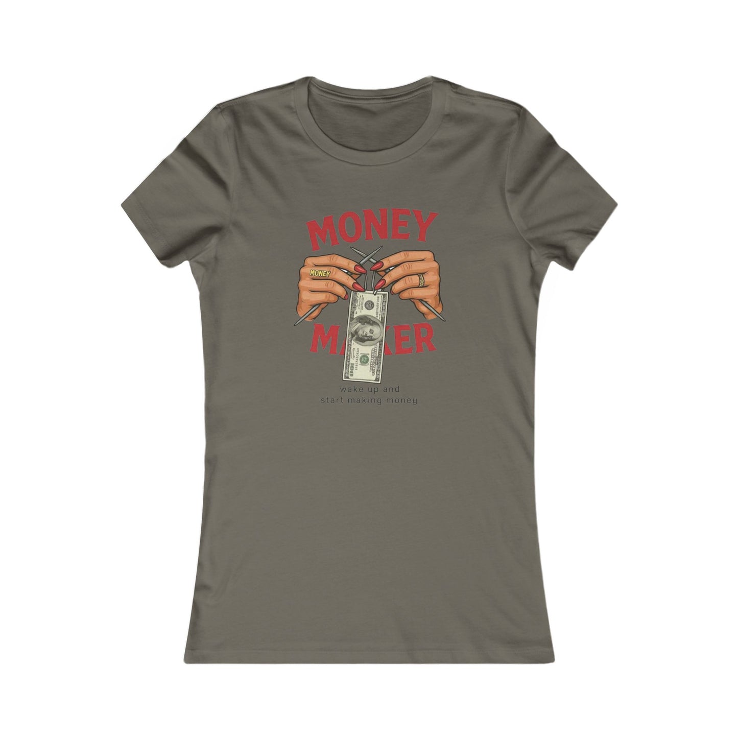 Money Maker Women's Tee - Empowering Graphic Tee, Perfect for Motivational Gifts, Casual Wear, Fun Fashion Statement, Birthday Gift