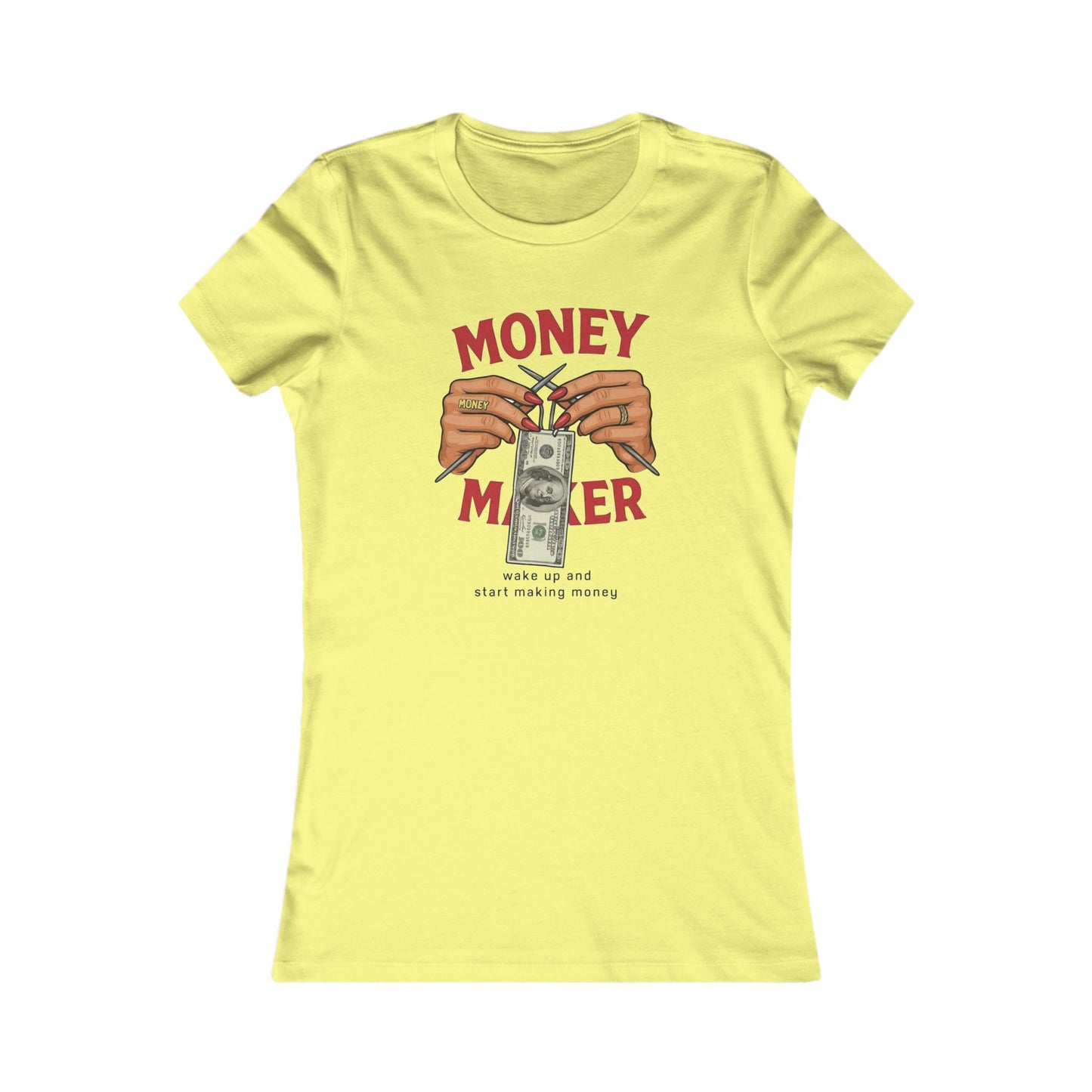 Money Maker Women's Tee - Empowering Graphic Tee, Perfect for Motivational Gifts, Casual Wear, Fun Fashion Statement, Birthday Gift