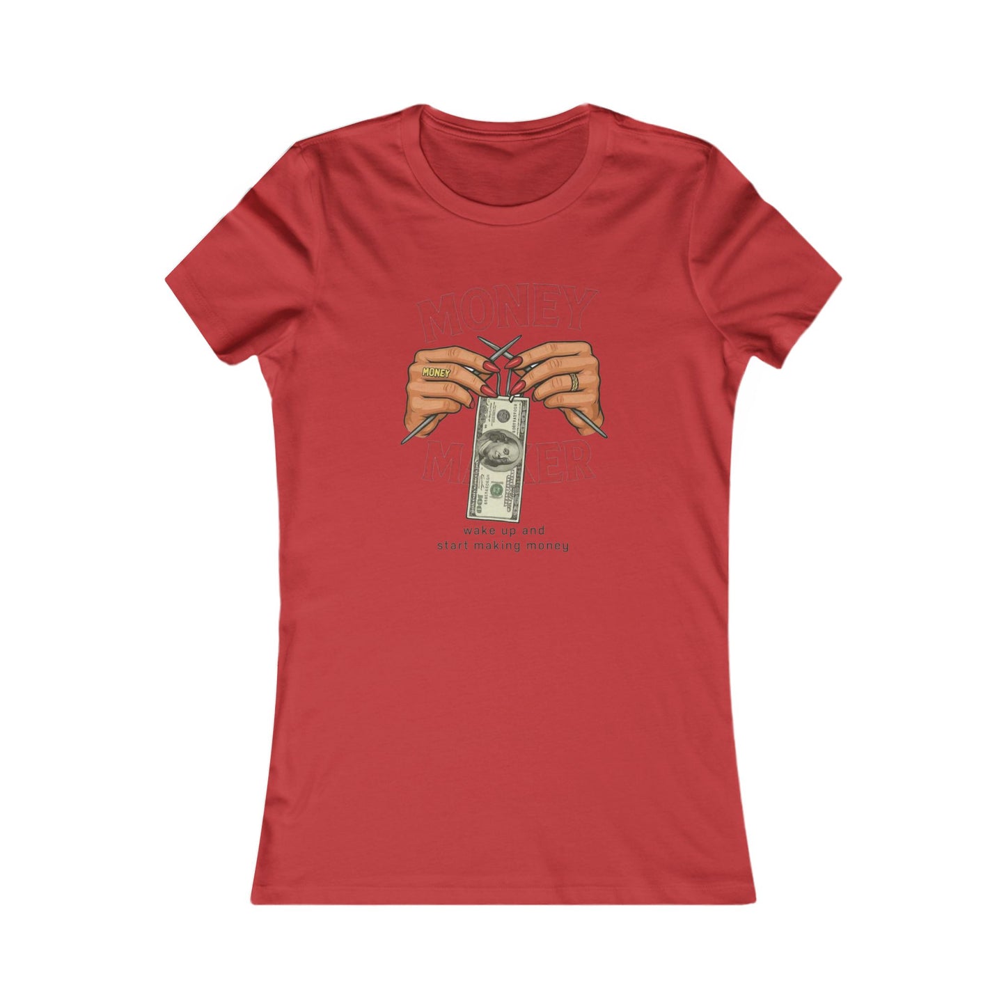 Money Maker Women's Tee - Empowering Graphic Tee, Perfect for Motivational Gifts, Casual Wear, Fun Fashion Statement, Birthday Gift