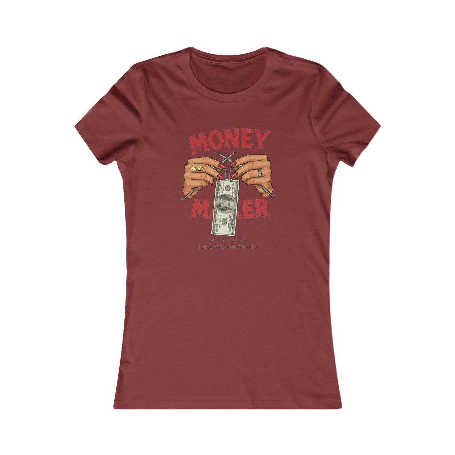 Money Maker Women's Tee - Empowering Graphic Tee, Perfect for Motivational Gifts, Casual Wear, Fun Fashion Statement, Birthday Gift