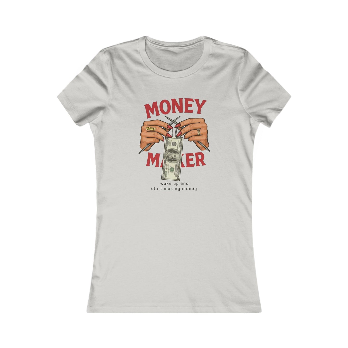 Money Maker Women's Tee - Empowering Graphic Tee, Perfect for Motivational Gifts, Casual Wear, Fun Fashion Statement, Birthday Gift