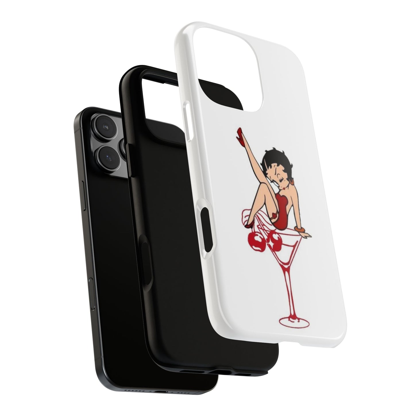 Betty Boop Martini Phone Case - Stylish Tough Cases for Fun Lovers