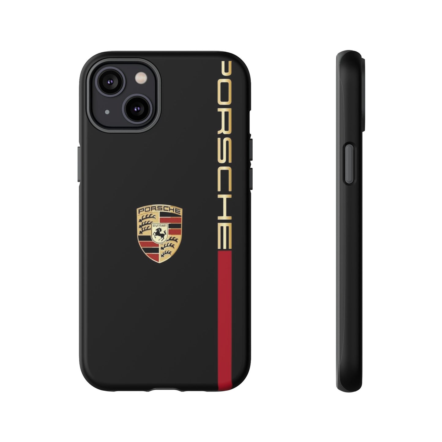 Porsche Tough Phone Case, Durable Car Lover Accessory, Protective Cover, Gift for Auto Enthusiasts, Racing Themed Phone Accessory