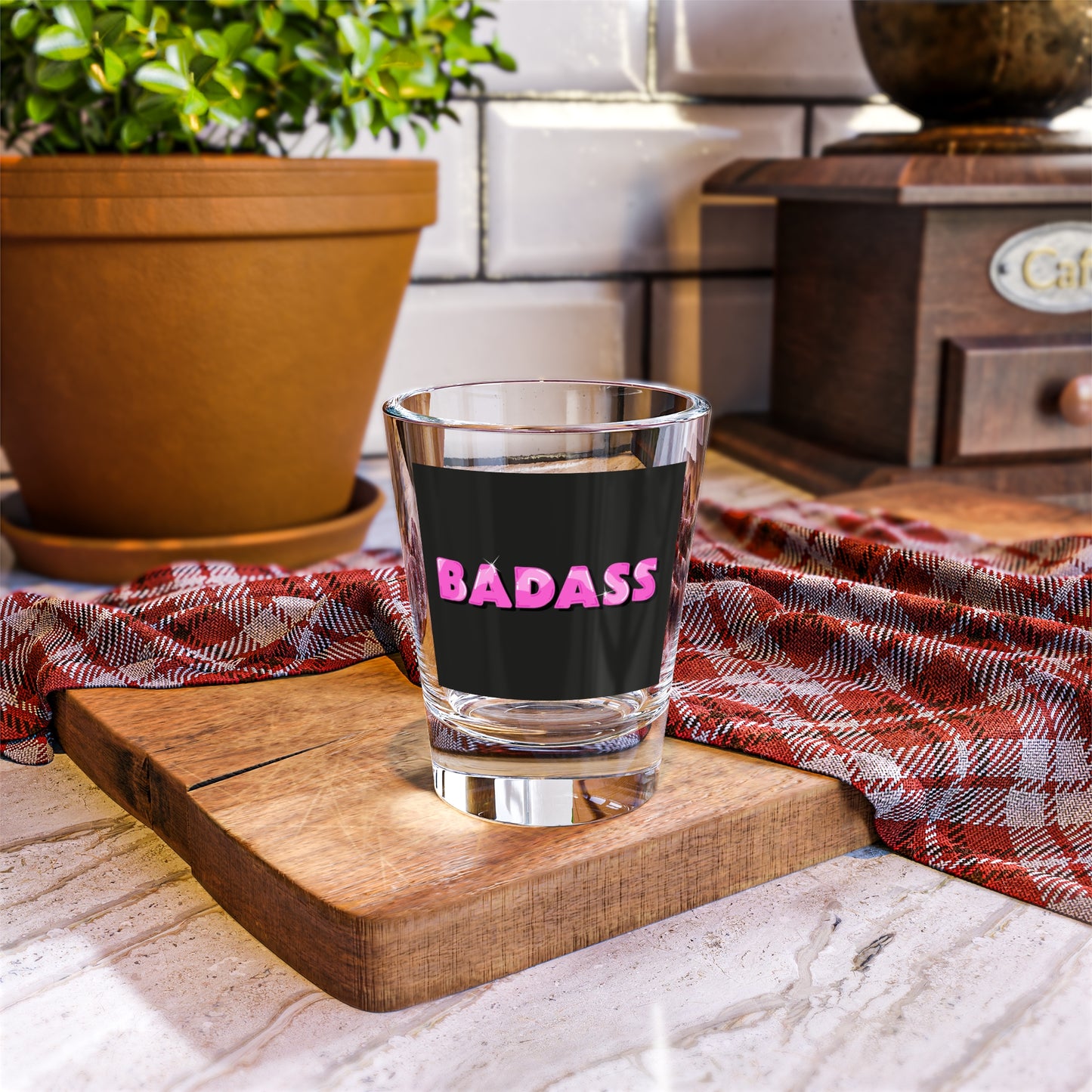 Badass Shot Glass Set | Cool Gift for Friends | Birthday Party Drinkware | Fun Bar Accessory | Unique Home Decor