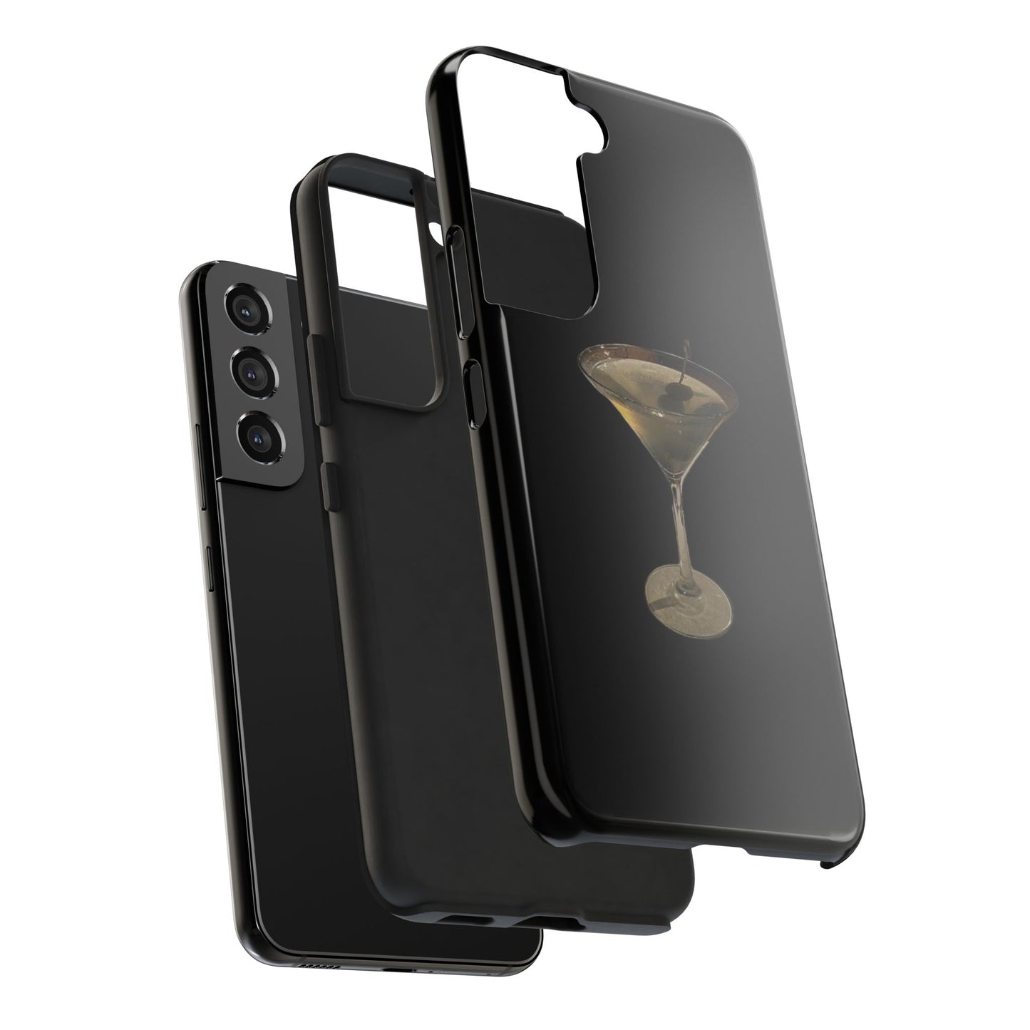 Stylish Martini Tough Phone Case - Perfect for Cocktail Lovers