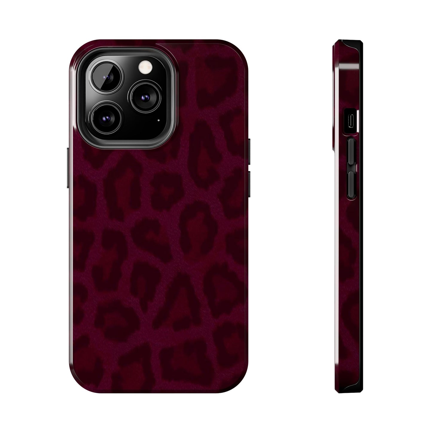 Chic Leopard Print Tough Phone Cases - Stylish Protection for Your Device