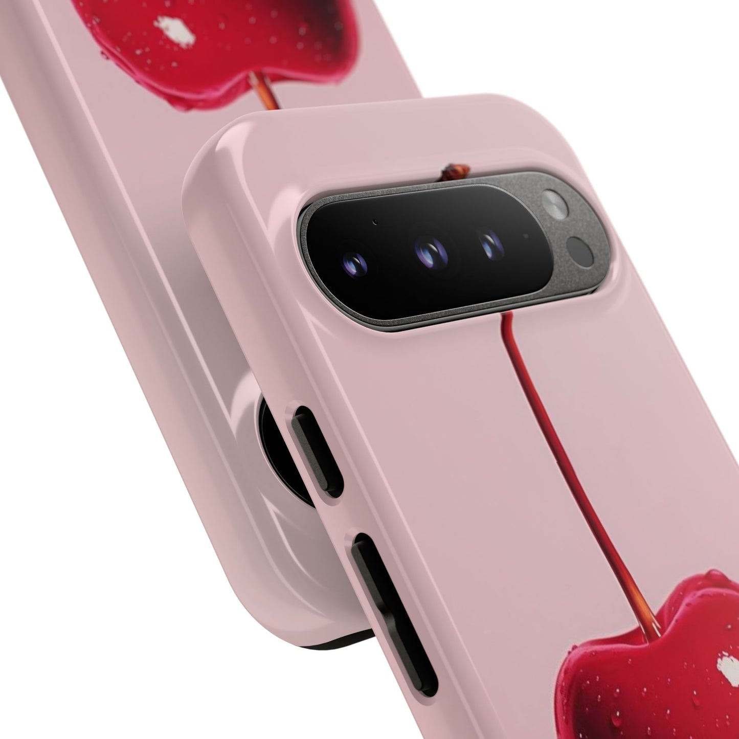 Cherry Drip Phone Case, Tough Phone Cover, Cute Cherry Accessory, Trendy Mobile Case, Kawaii Phone Case, Gift for Her