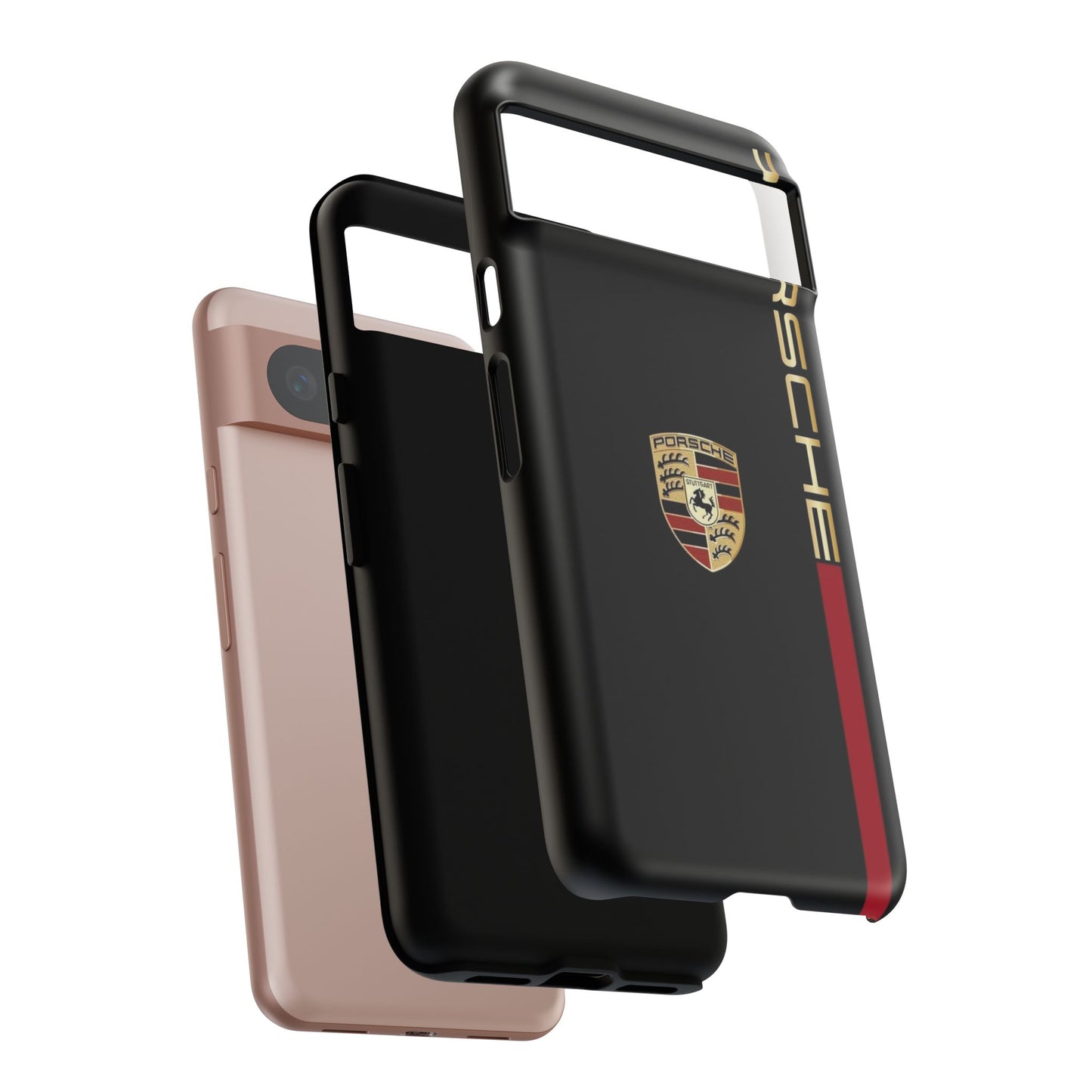 Porsche Tough Phone Case, Durable Car Lover Accessory, Protective Cover, Gift for Auto Enthusiasts, Racing Themed Phone Accessory