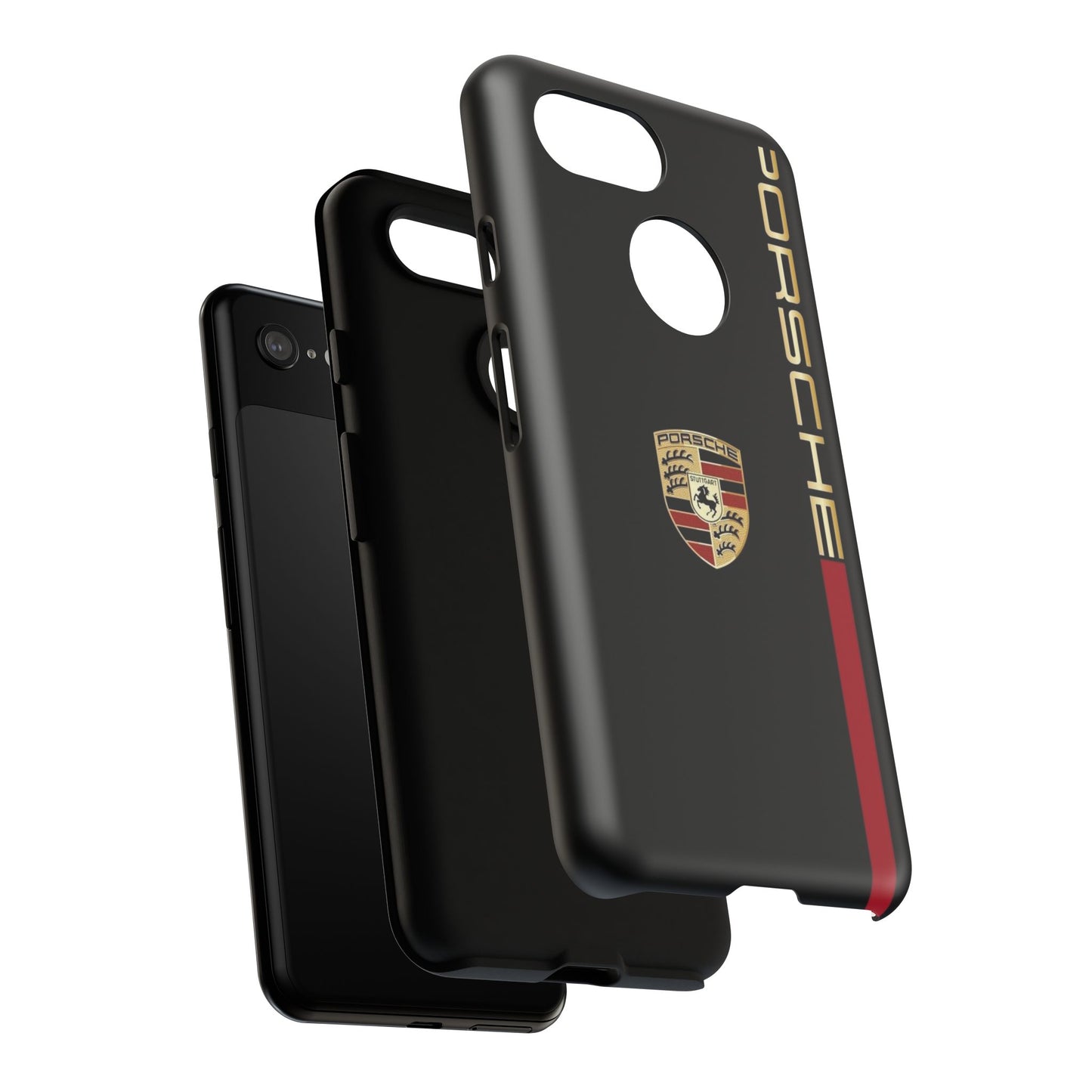 Porsche Tough Phone Case, Durable Car Lover Accessory, Protective Cover, Gift for Auto Enthusiasts, Racing Themed Phone Accessory