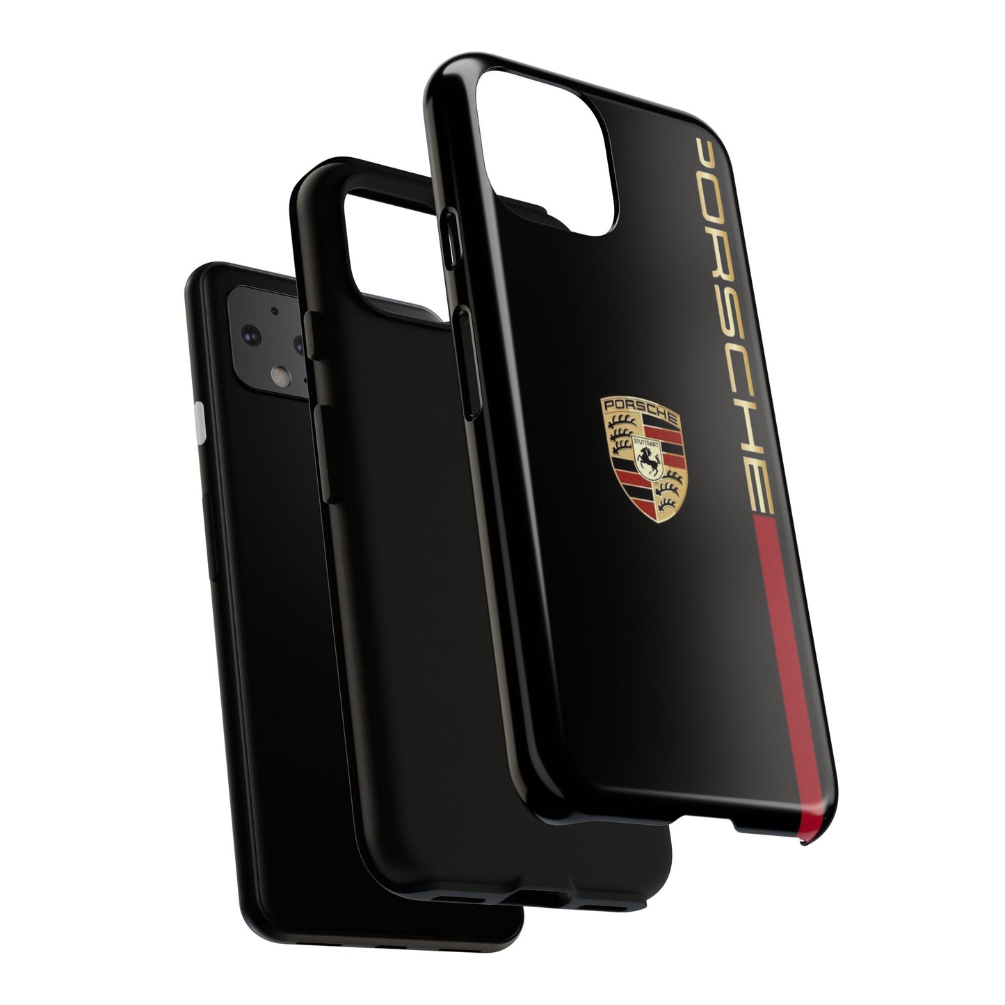 Porsche Tough Phone Case, Durable Car Lover Accessory, Protective Cover, Gift for Auto Enthusiasts, Racing Themed Phone Accessory