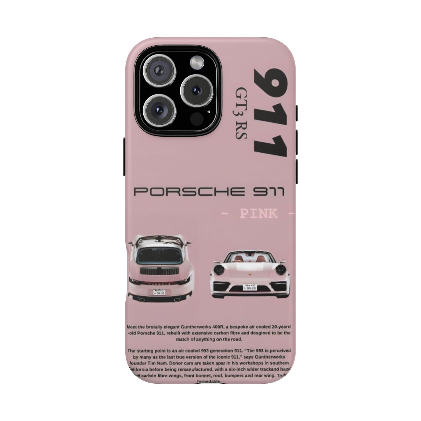 Porsche 911 Phone Case | Tough Cases for Car Lovers, Stylish Protection, Gift for Him/Her, Automotive Enthusiast