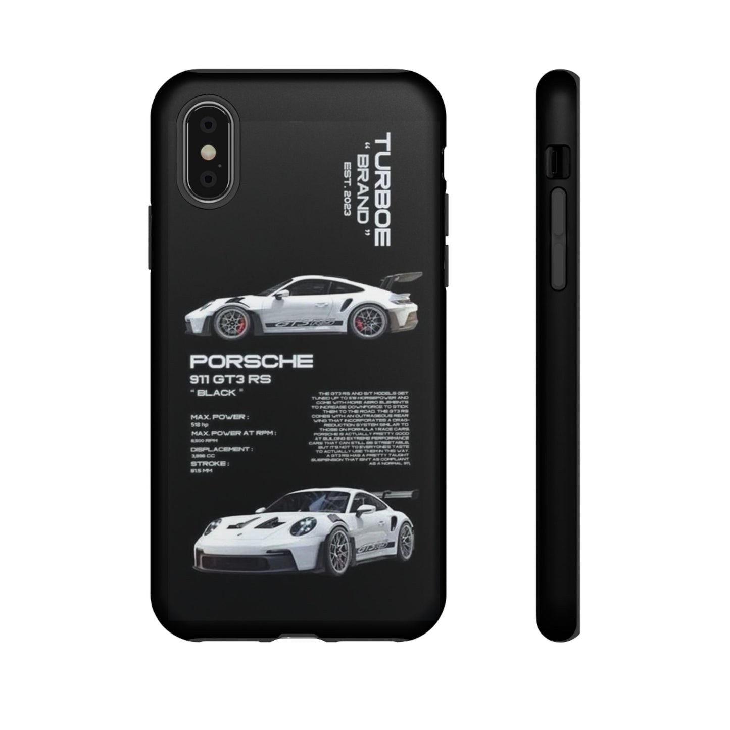 Porsche Phone Case, Tough Car Case, Automotive Gift, Racing Enthusiast Accessory, Stylish Smartphone Protection
