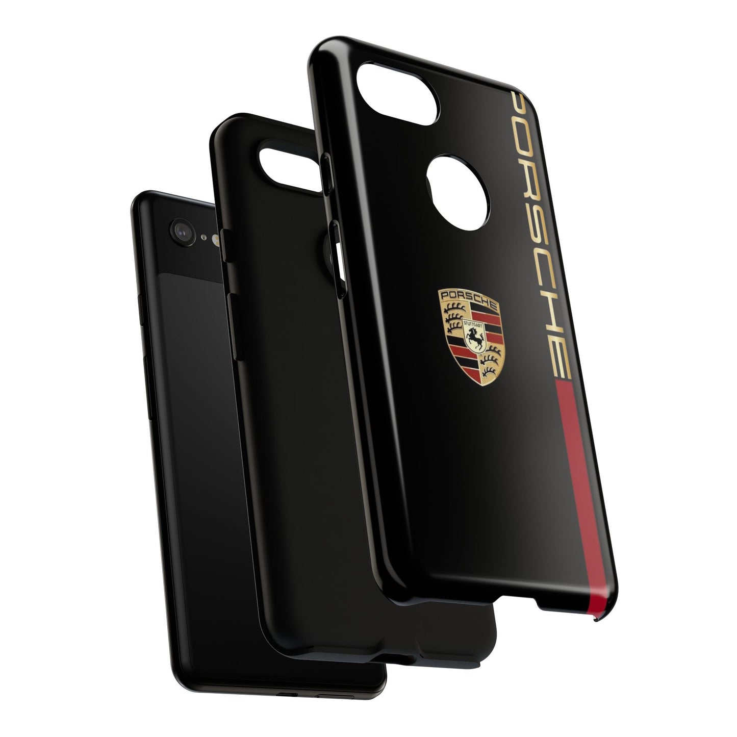 Porsche Tough Phone Case, Durable Car Lover Accessory, Protective Cover, Gift for Auto Enthusiasts, Racing Themed Phone Accessory
