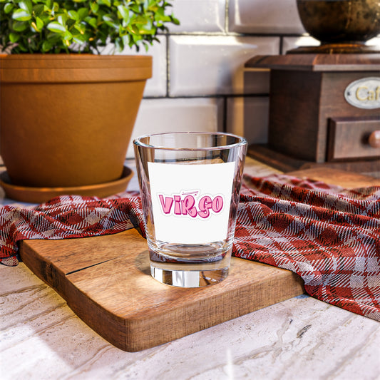Virgo Shot Glass, Astrology Gift for Virgo Birthdays, Unique Party Favor, Personalized Drinkware, Zodiac Merchandise, Fun Barware