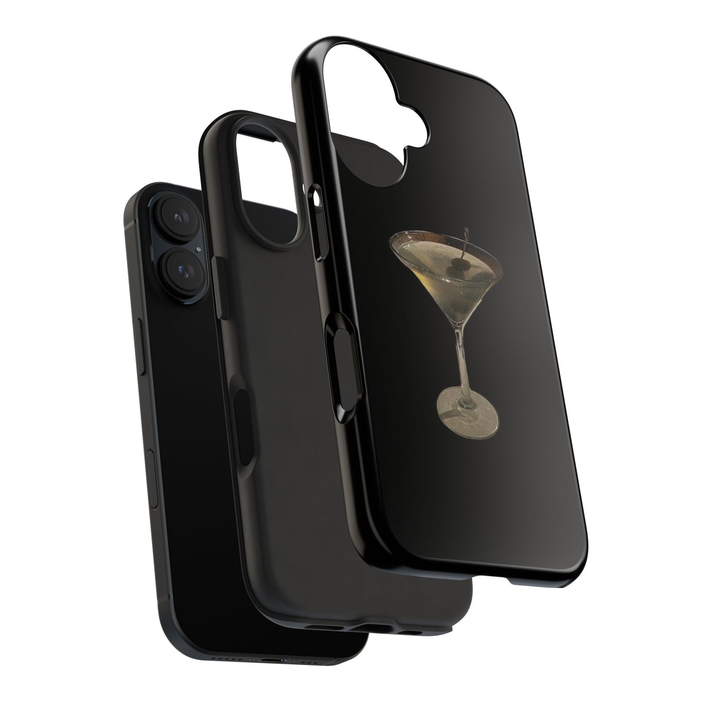 Stylish Martini Tough Phone Case - Perfect for Cocktail Lovers