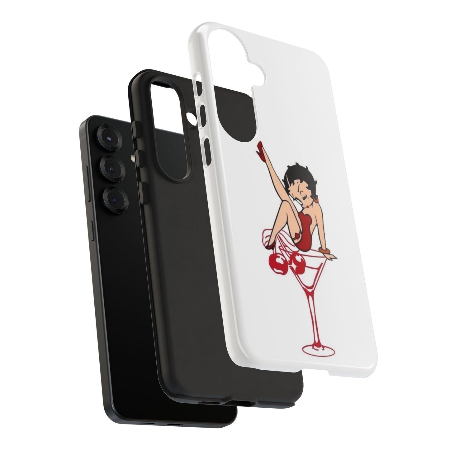 Betty Boop Martini Phone Case - Stylish Tough Cases for Fun Lovers