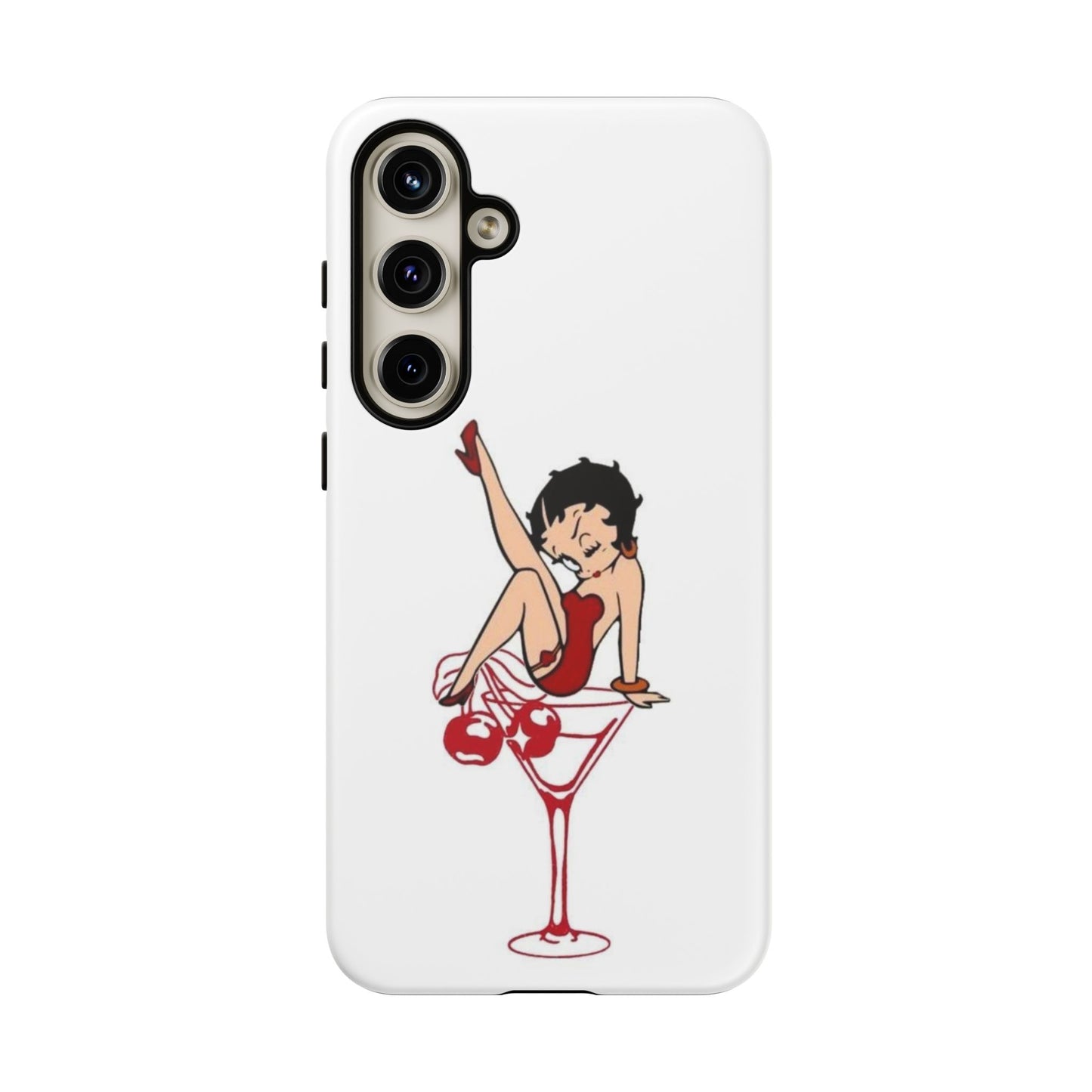 Betty Boop Martini Phone Case - Stylish Tough Cases for Fun Lovers