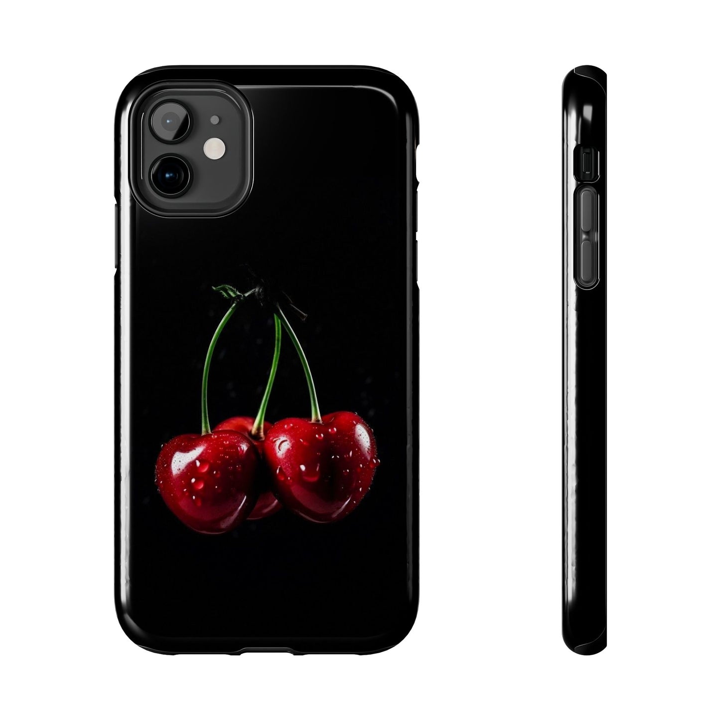 Cherry Splash Tough Phone Case - Durable, Stylish Protection