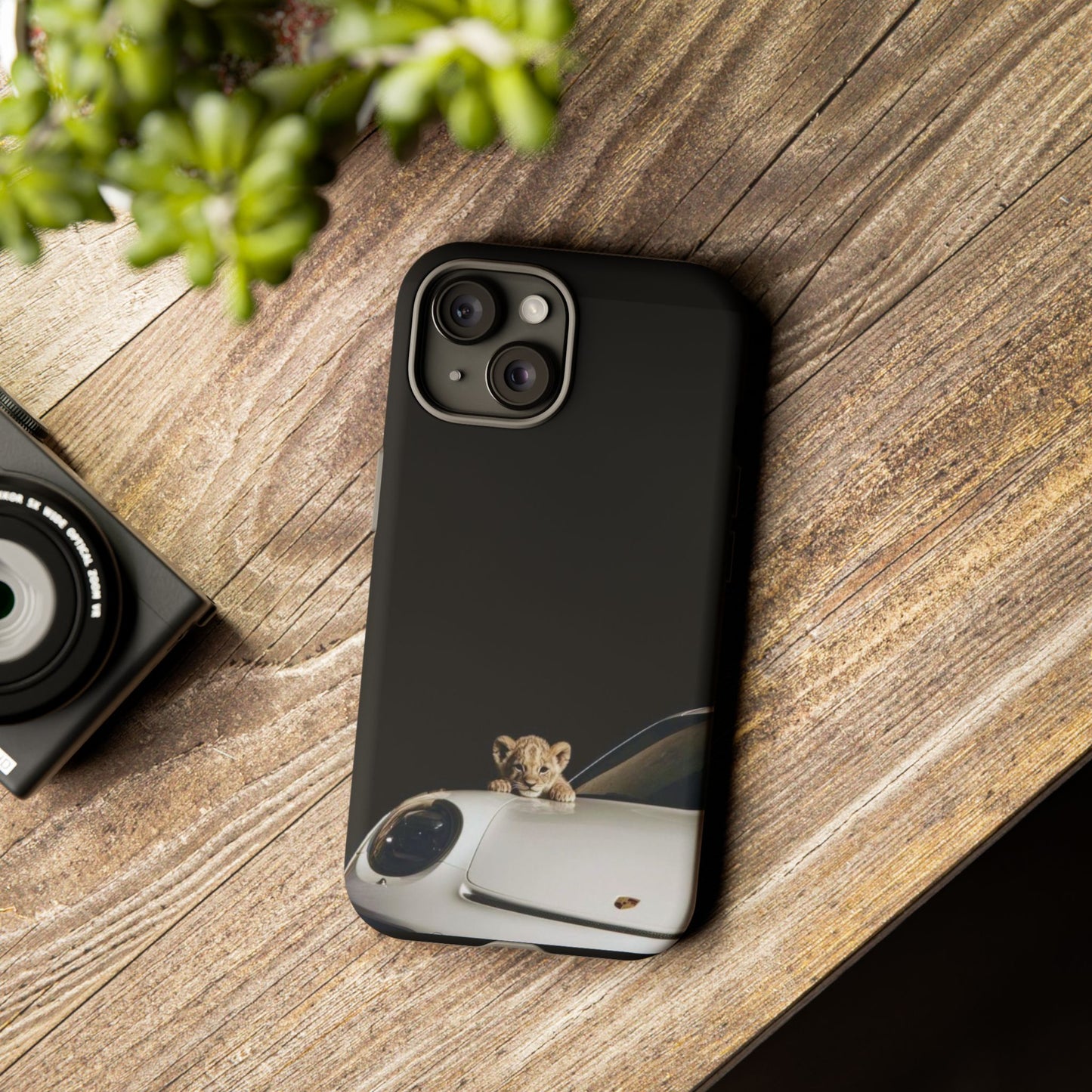 Wildlife-Inspired Phone Case with Lion Cub, Perfect Gift for Animal Lovers, Unique Phone Accessory for Car Enthusiasts, Stylish [...]