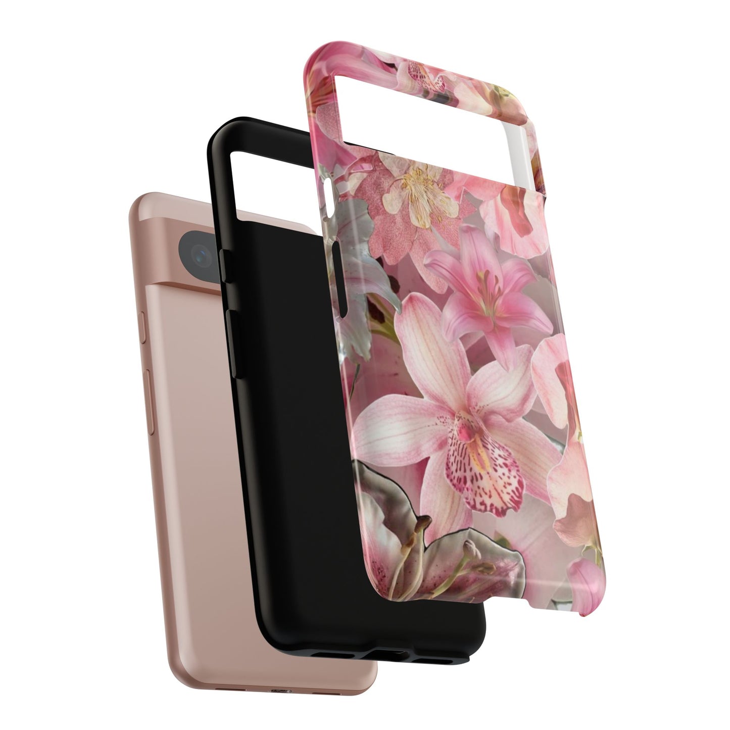 Phone Case - Matte & Glossy Tough Case Lily Flowers