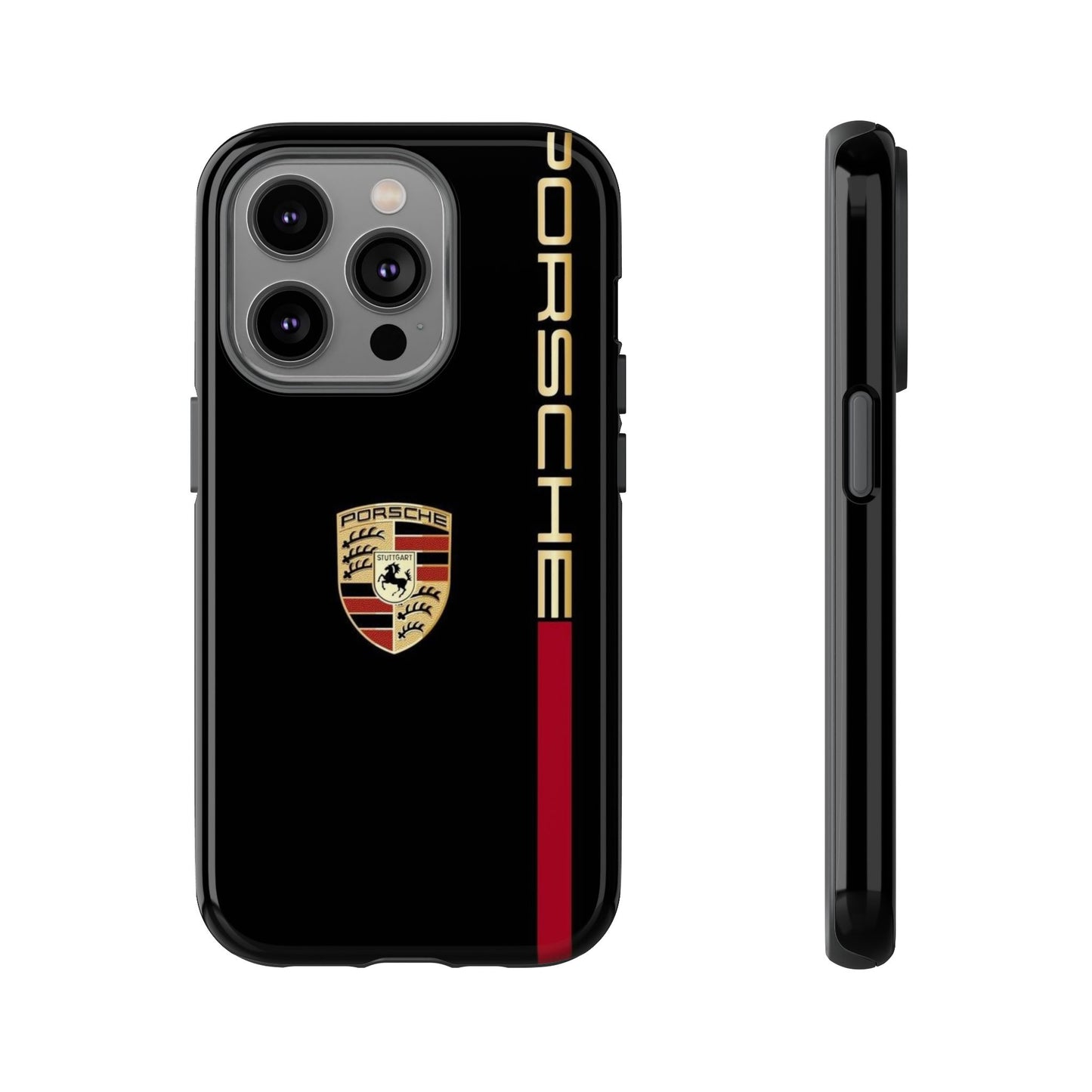Porsche Tough Phone Case, Durable Car Lover Accessory, Protective Cover, Gift for Auto Enthusiasts, Racing Themed Phone Accessory