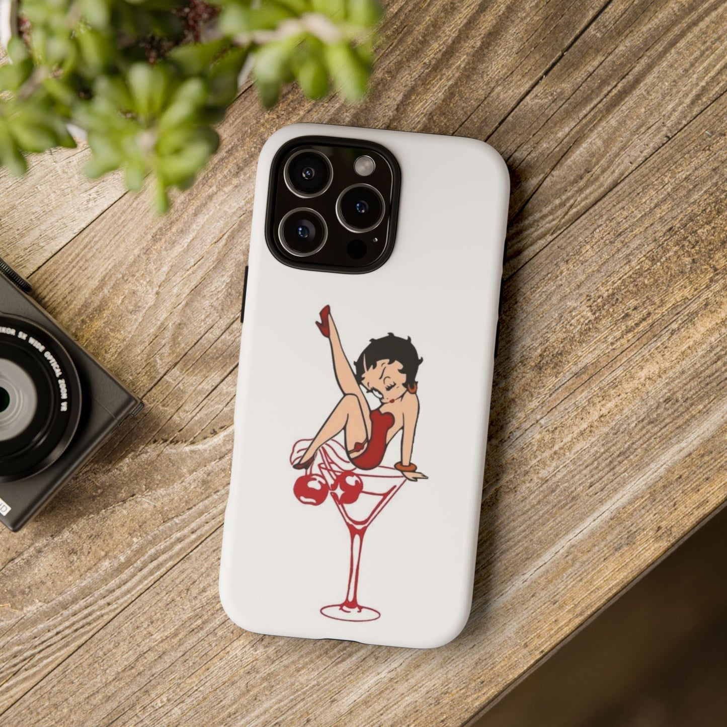 Betty Boop Martini Phone Case - Stylish Tough Cases for Fun Lovers